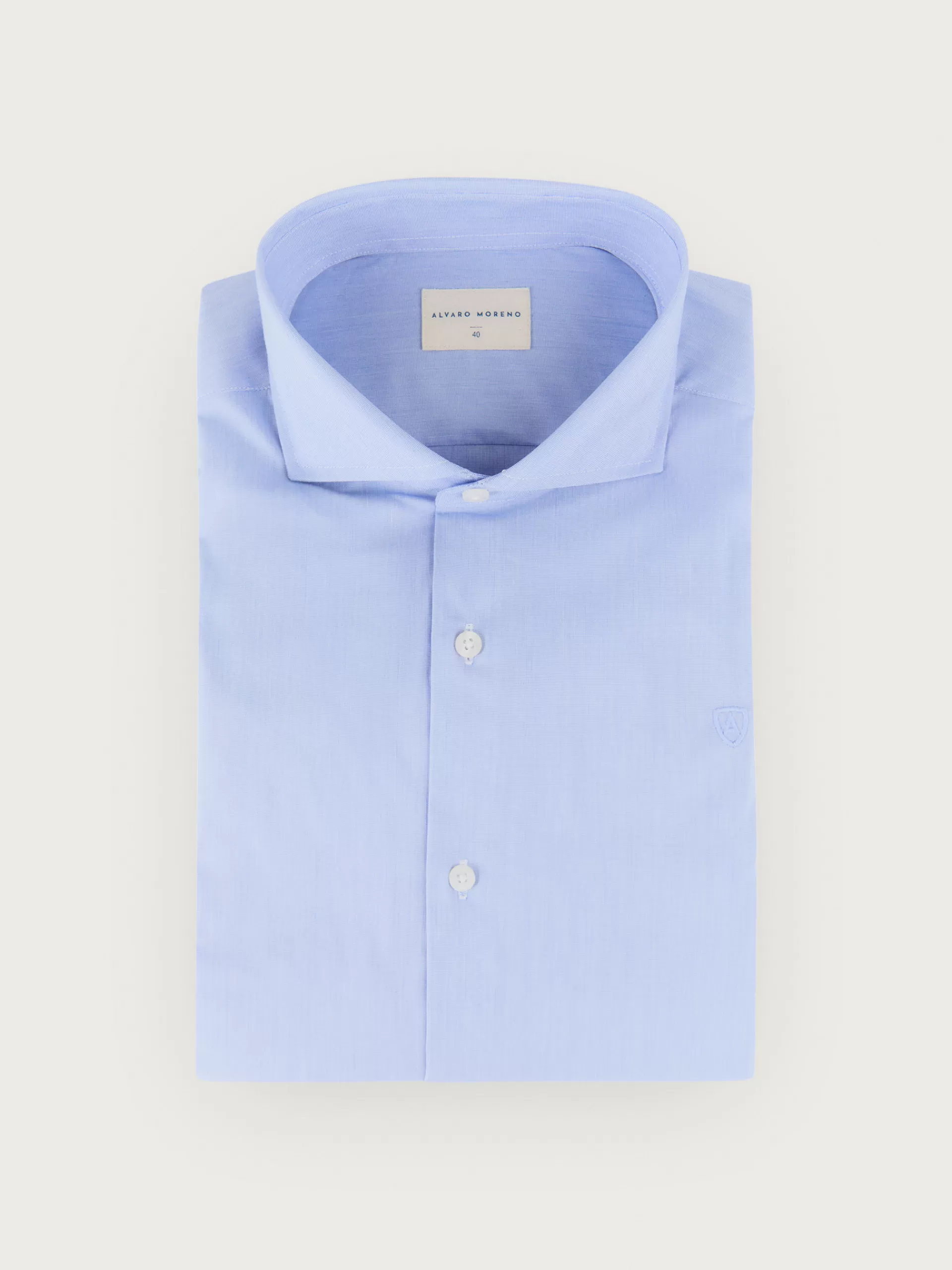 Best Sale Alvaro Moreno CAMISA COMFORT FIL A FIL Azul