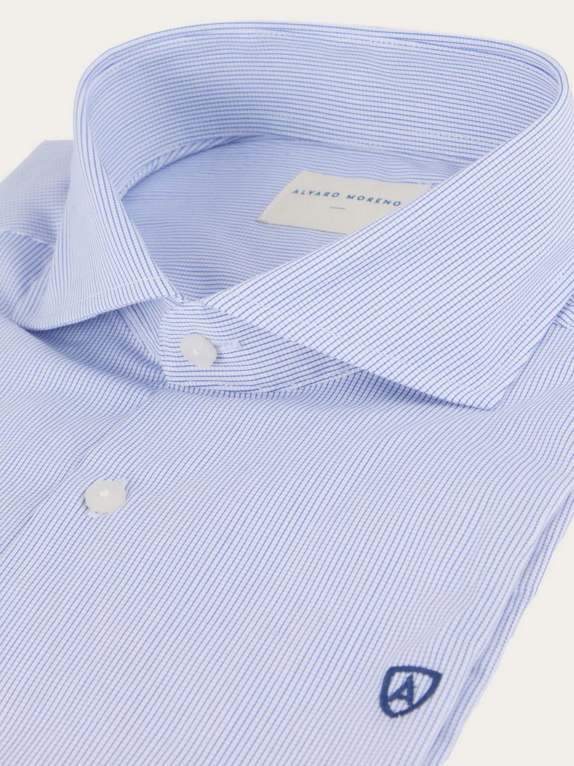 Store Alvaro Moreno CAMISA COMFORT MICROCUADRO Azul