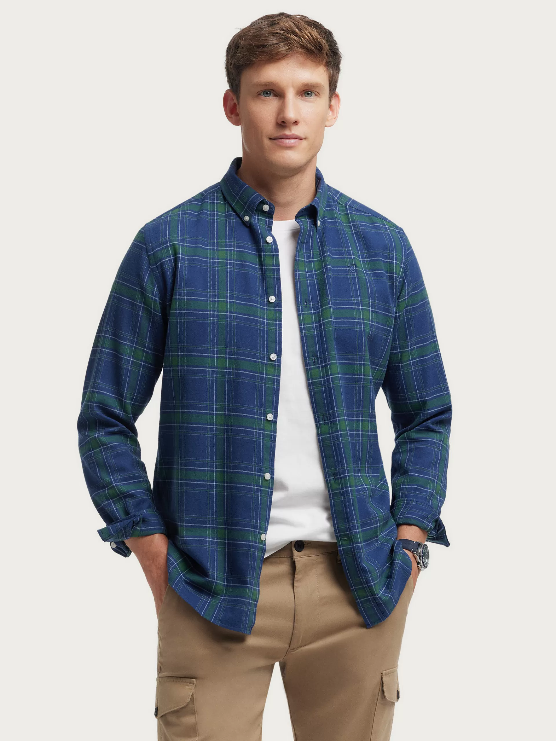 Best Sale Alvaro Moreno CAMISA FLANNEL TARTAN Verde