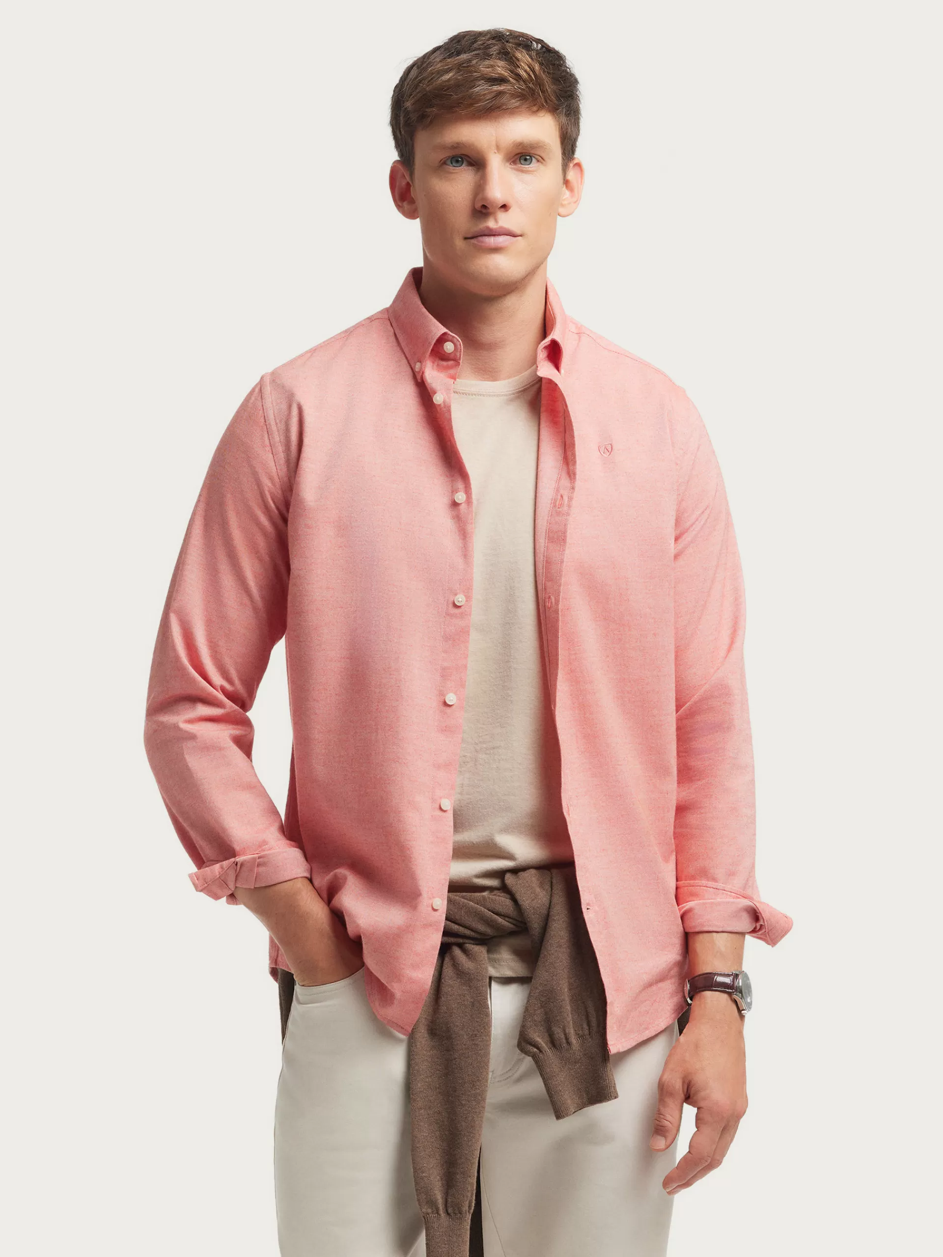 Flash Sale Alvaro Moreno CAMISA FLANNEL TWILL Coral