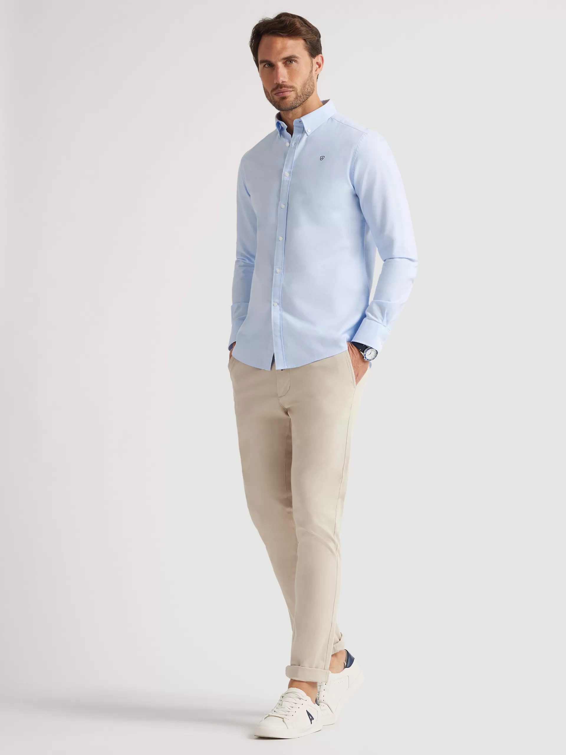 Flash Sale Alvaro Moreno CAMISA OXFORD BASIC Celeste