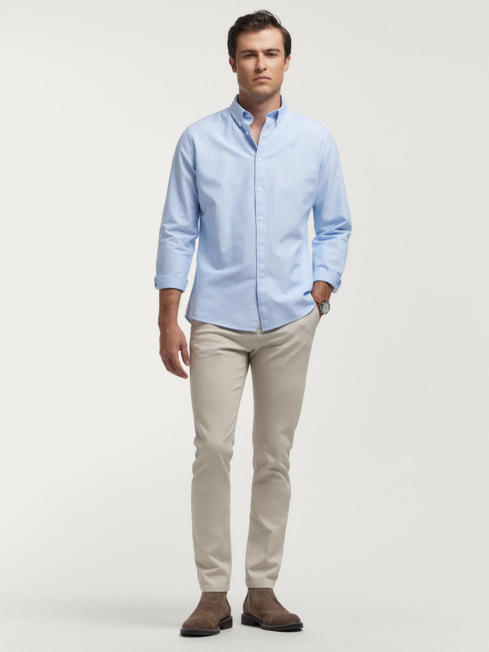 Clearance Alvaro Moreno CAMISA OXFORD DIPLO Celeste