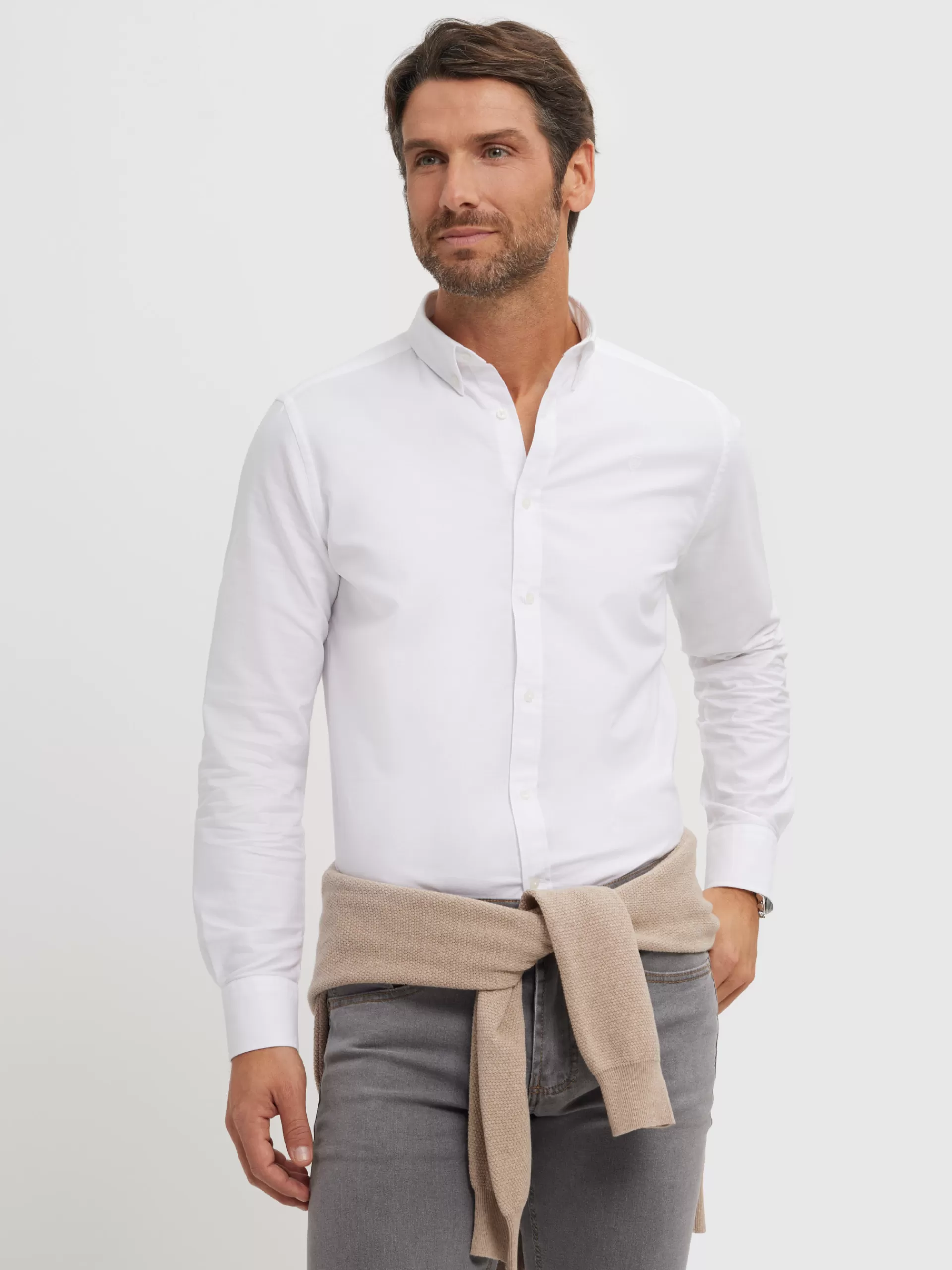 Flash Sale Alvaro Moreno CAMISA OXFORD SOLID Blanco