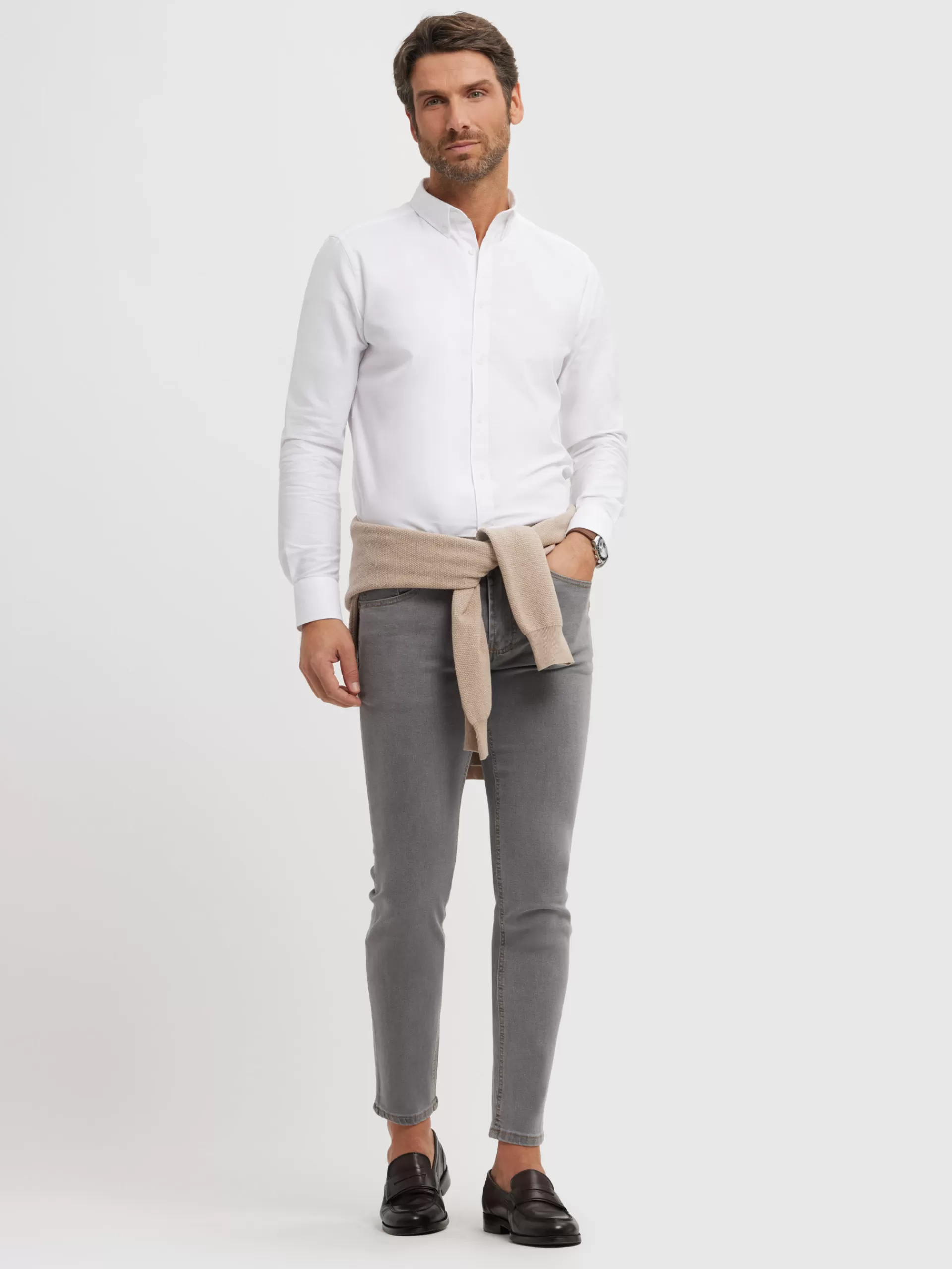 Flash Sale Alvaro Moreno CAMISA OXFORD SOLID Blanco