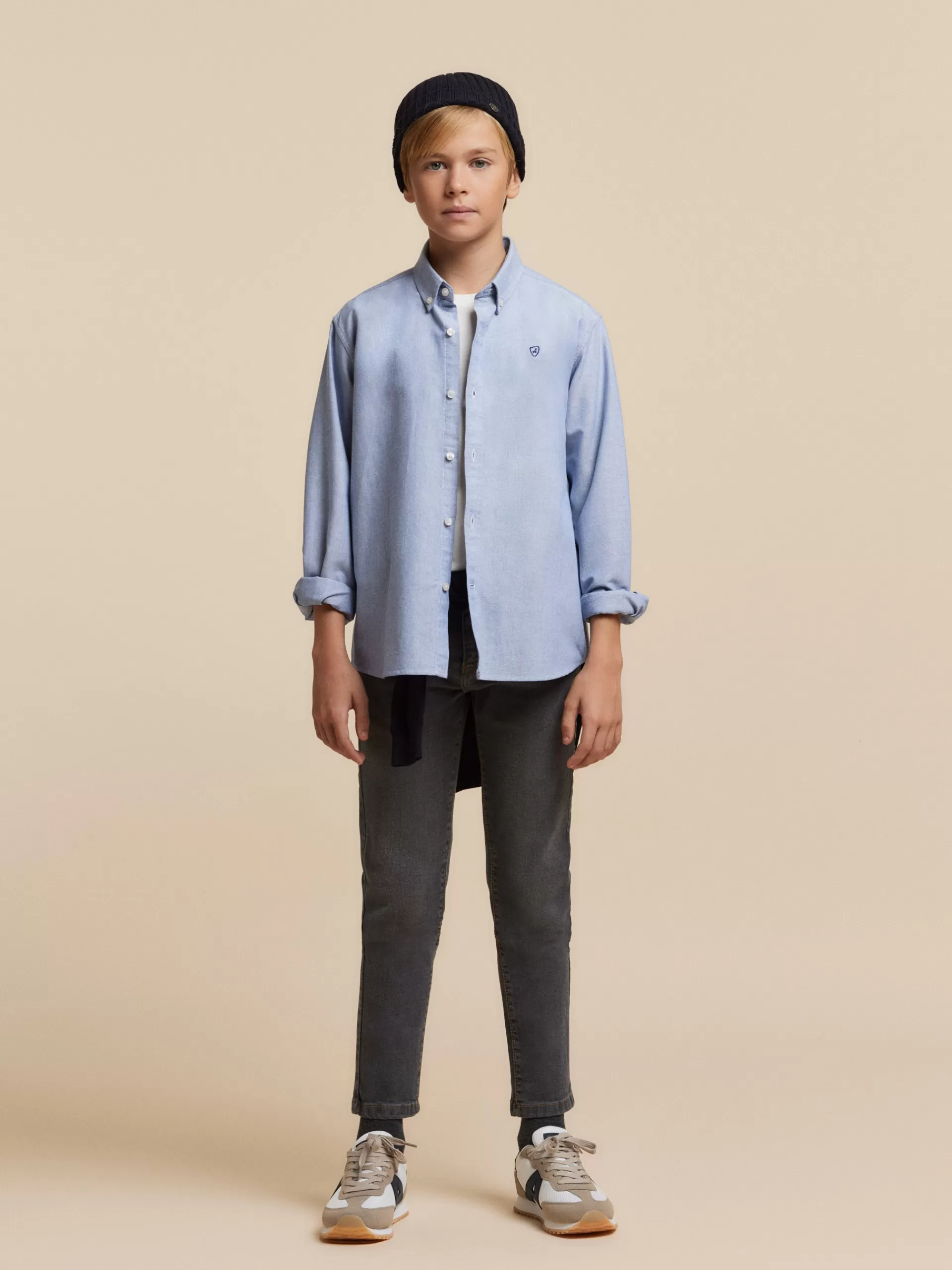 Outlet Alvaro Moreno CAMISA OXFORD SOLID KIDS Azul