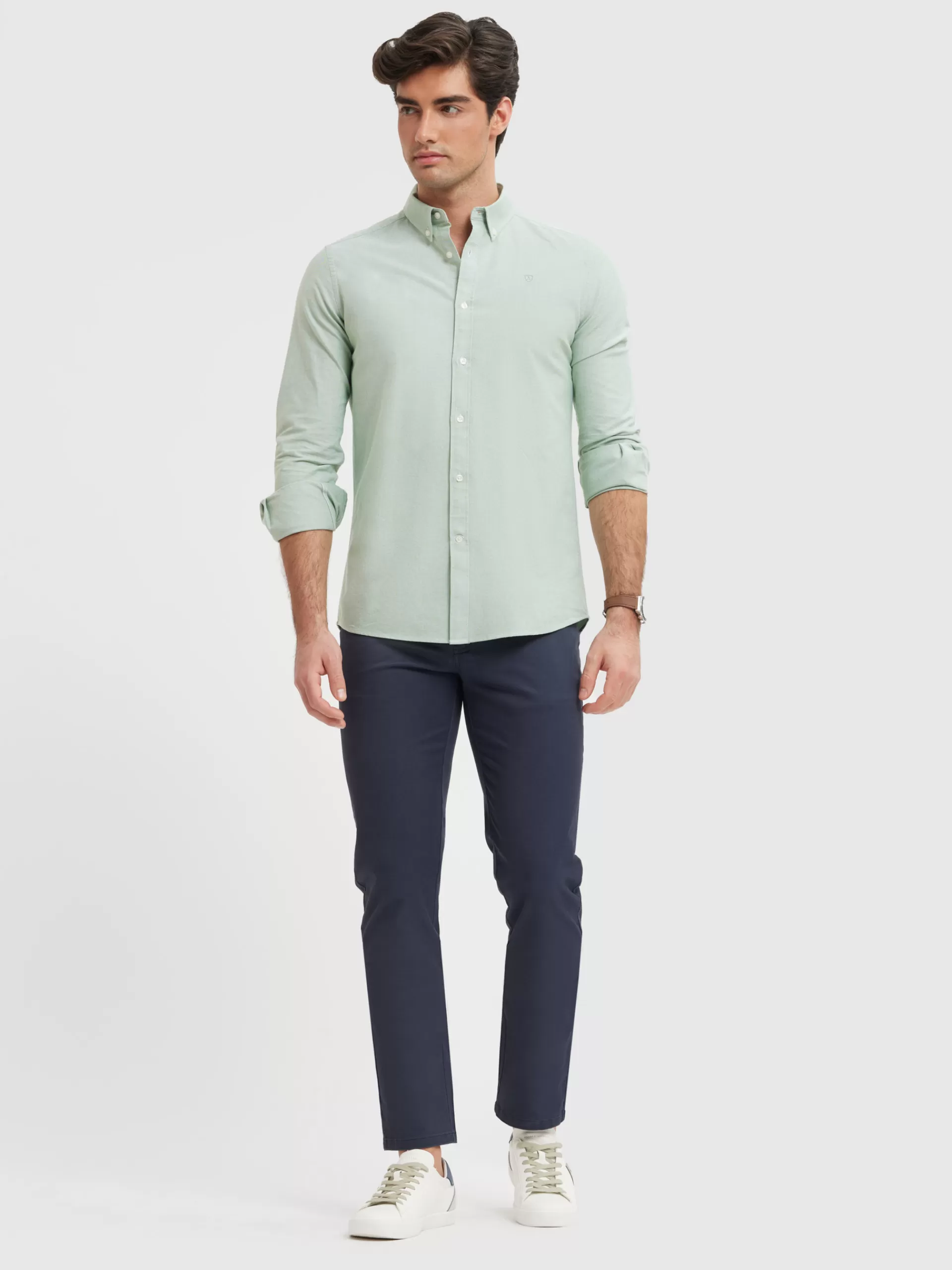 Online Alvaro Moreno CAMISA OXFORD SOLID Verde