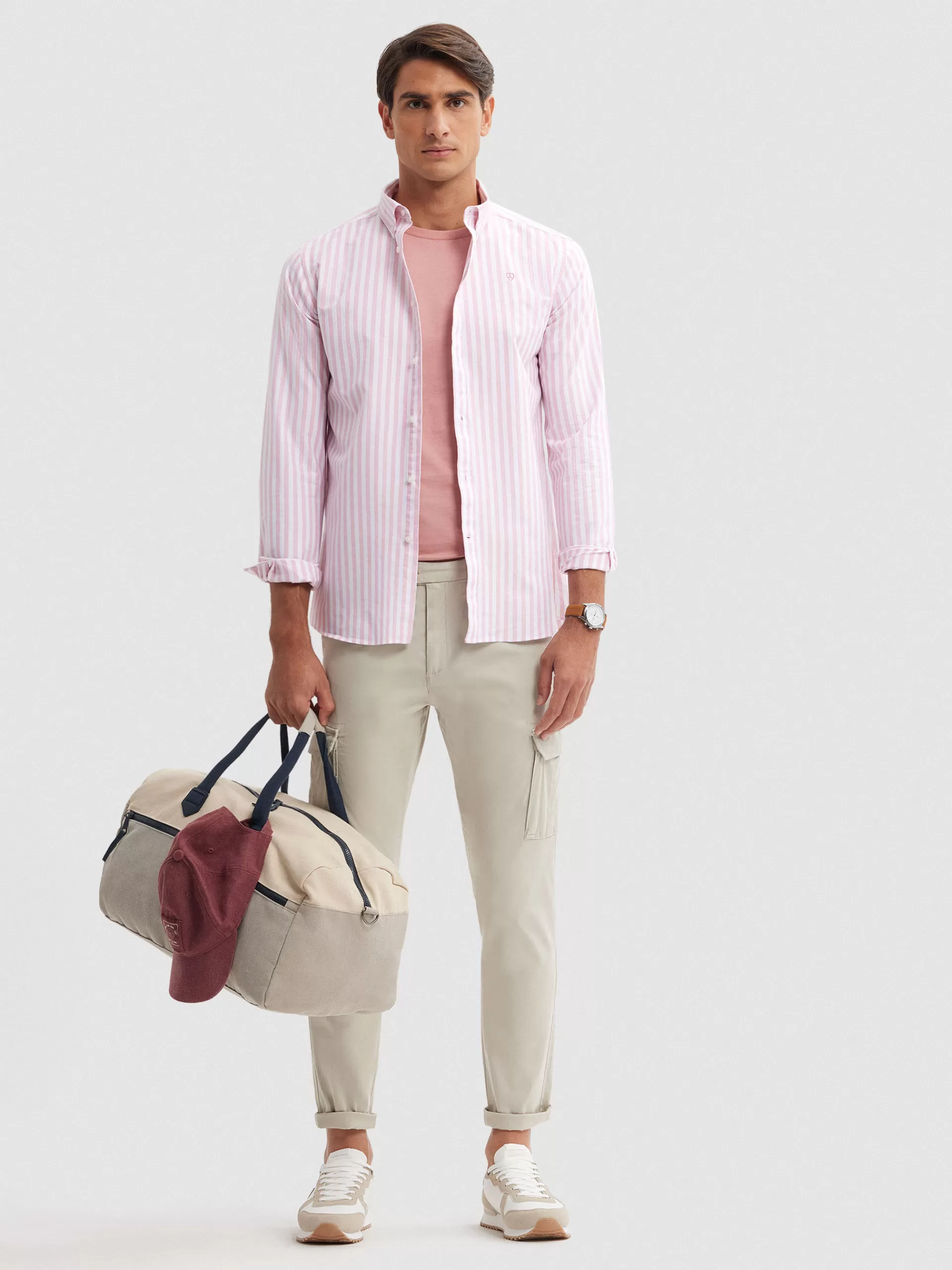 Cheap Alvaro Moreno CAMISA OXFORD SUNSET Coral