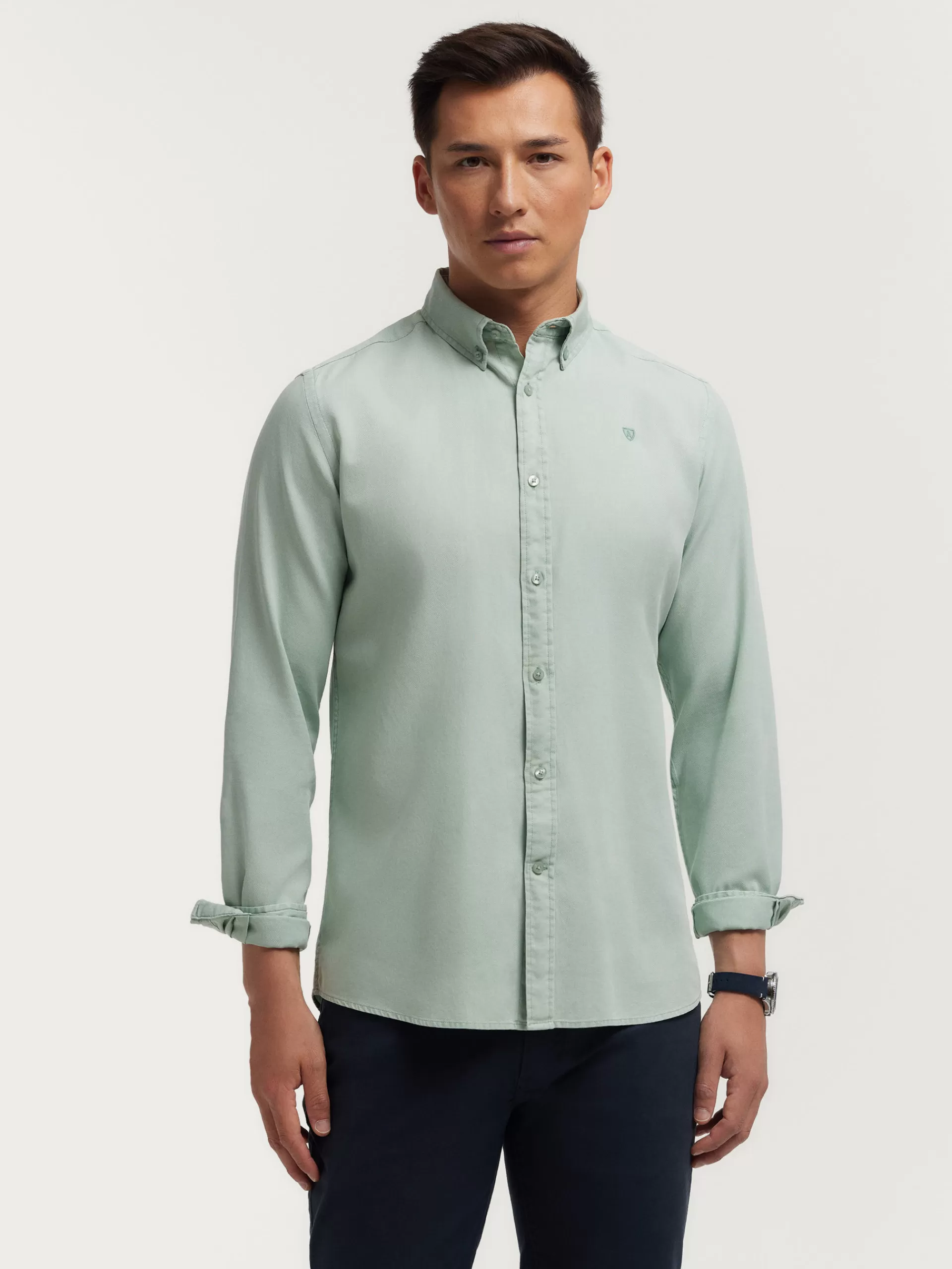 Shop Alvaro Moreno CAMISA PANAMA DYE Verde