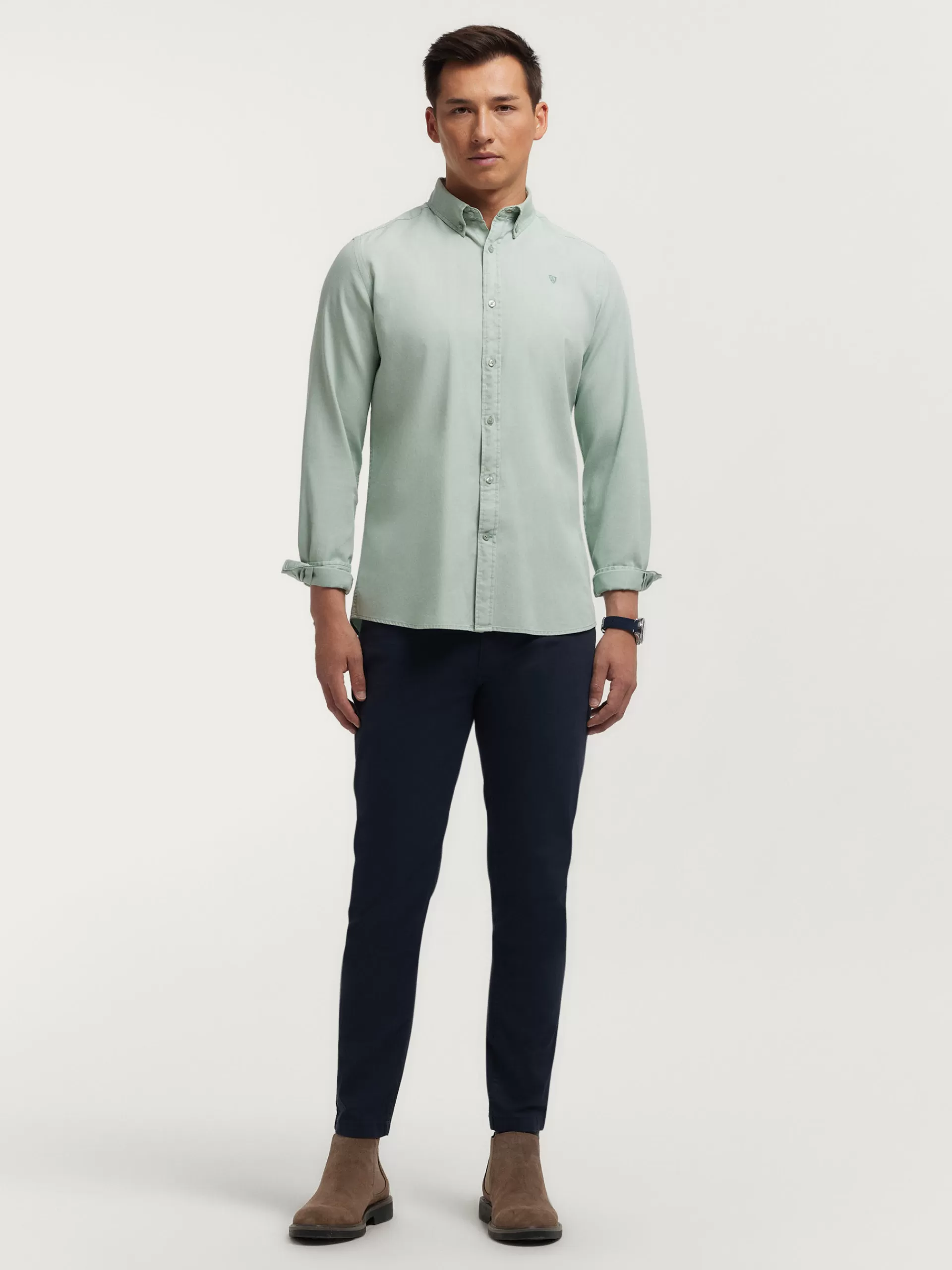 Shop Alvaro Moreno CAMISA PANAMA DYE Verde