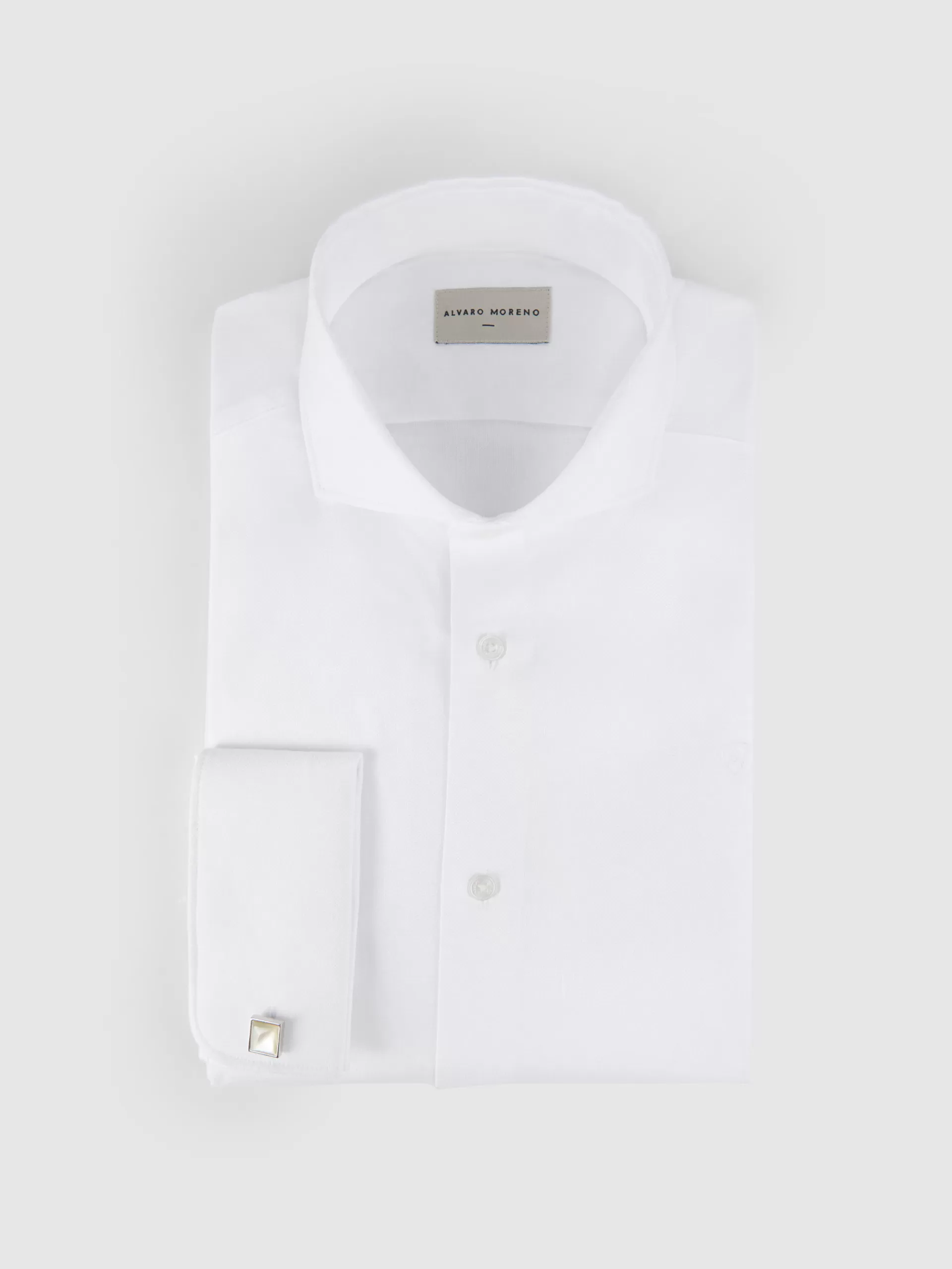 Shop Alvaro Moreno CAMISA ROYAL P.DOBLE Blanco