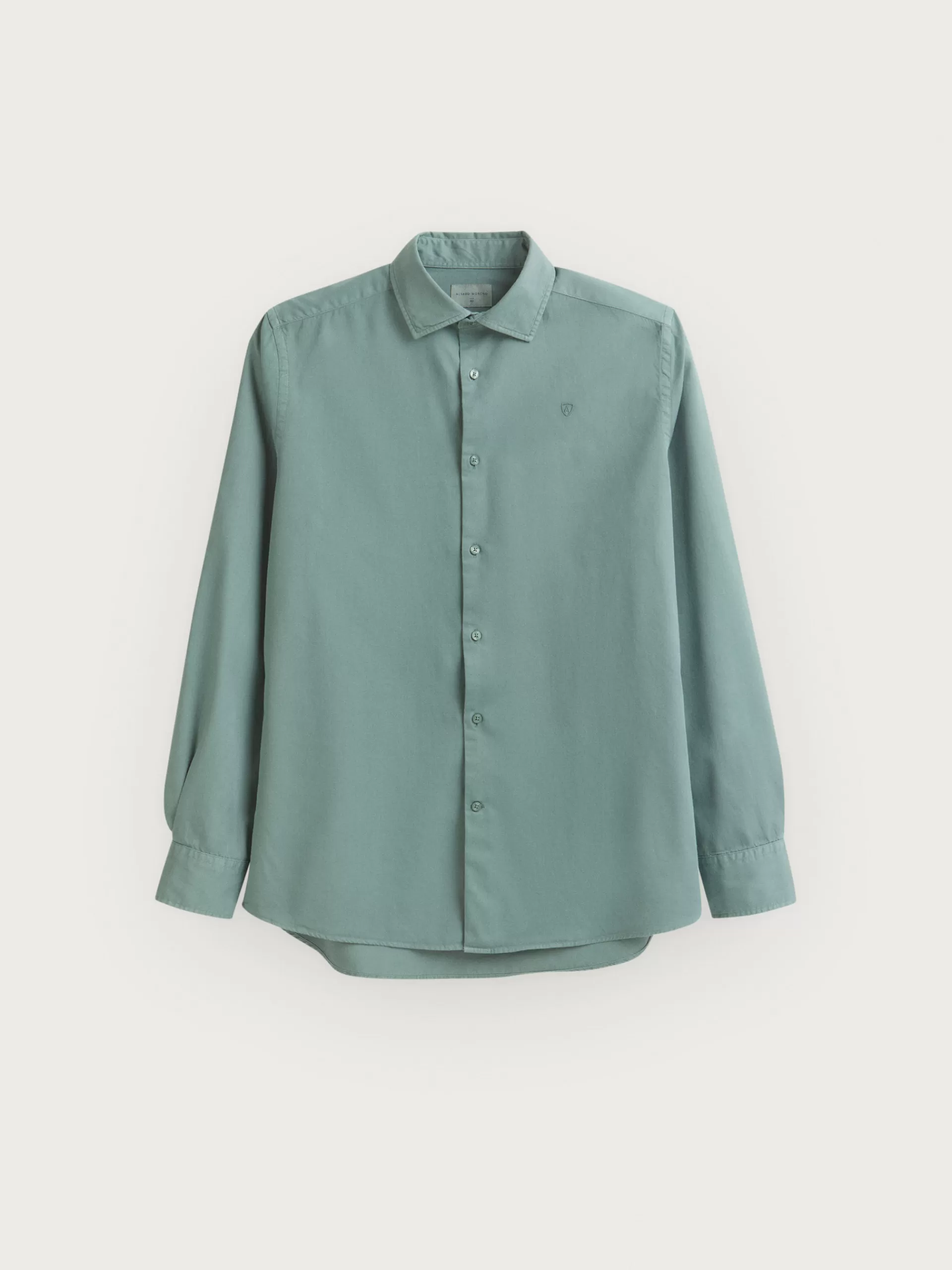 Sale Alvaro Moreno CAMISA TWILL DYE Verde