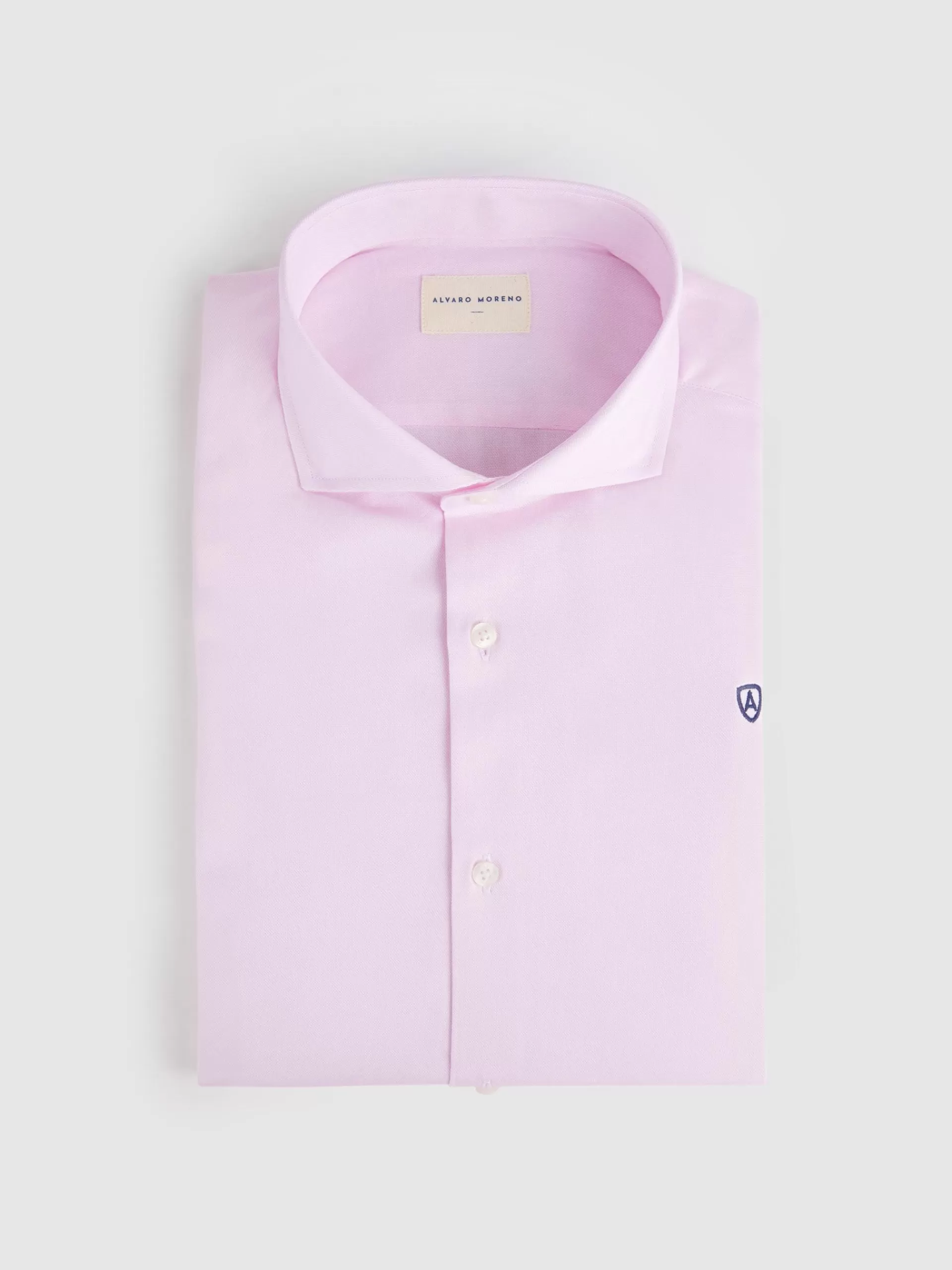 New Alvaro Moreno CAMISA VESTIR P. POINT Rosa Tendencias Hombre