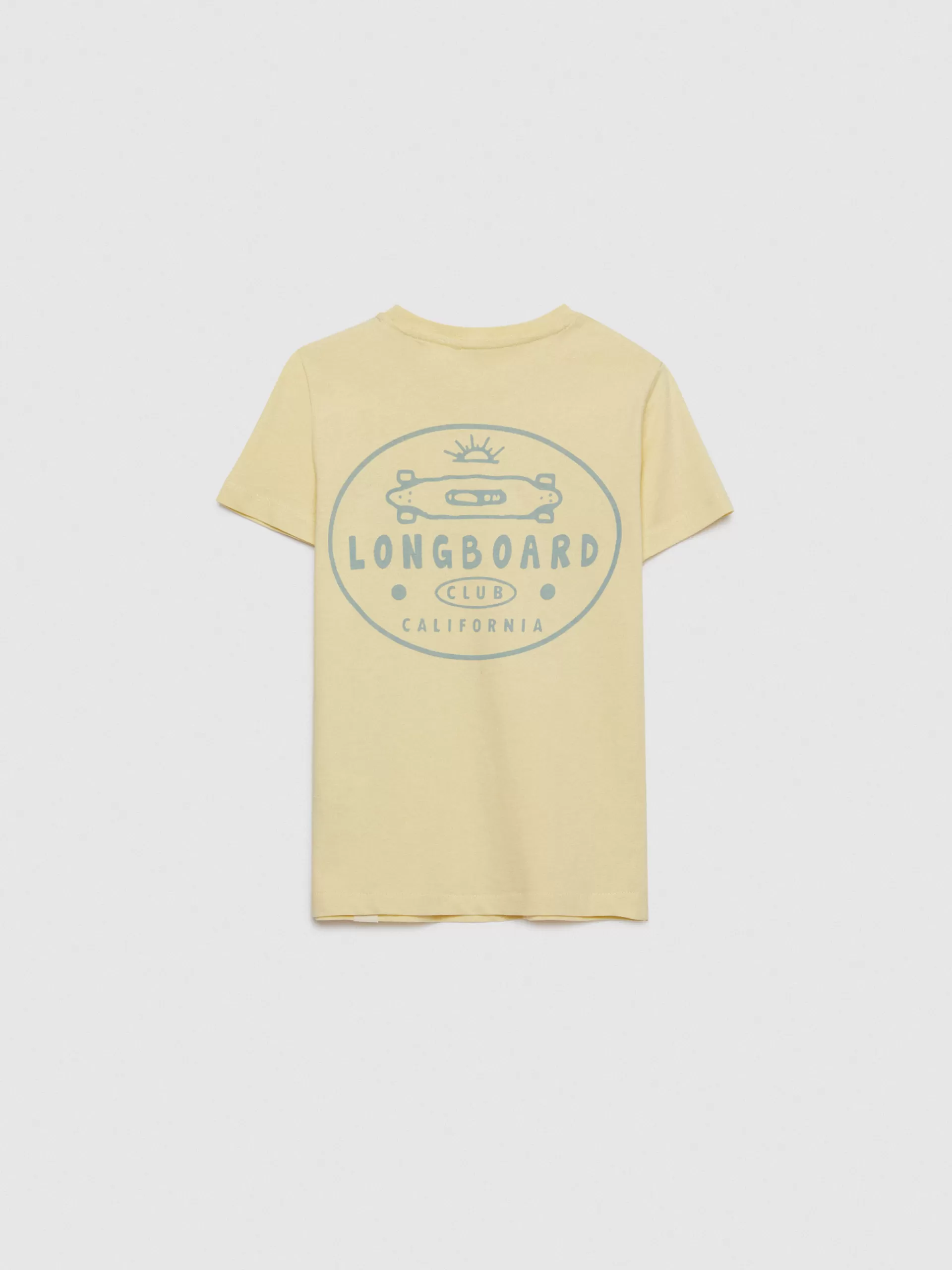 Best Sale Alvaro Moreno CAMISETA LONGBOARD KIDS Amarillo