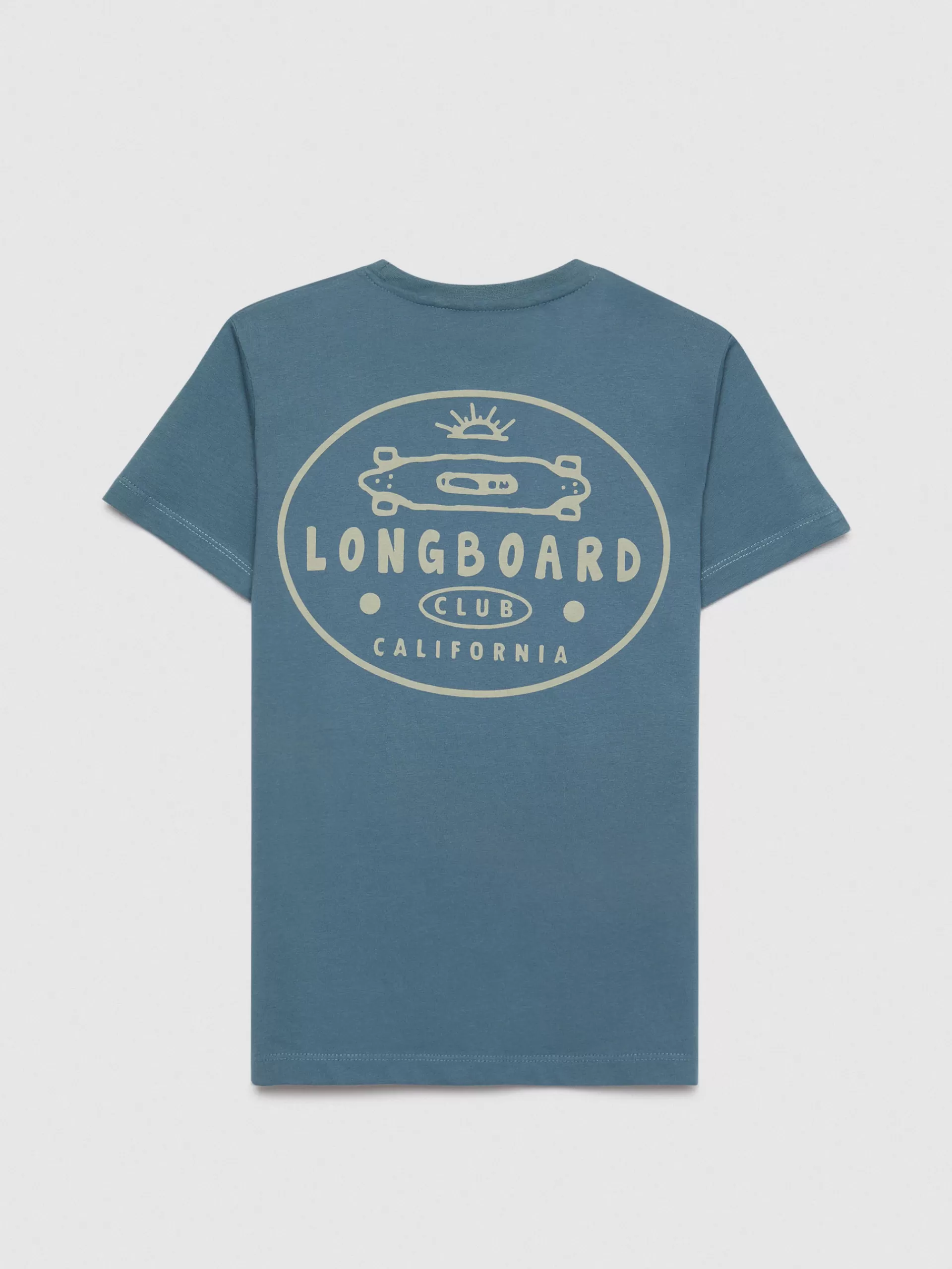 Shop Alvaro Moreno CAMISETA LONGBOARD KIDS Azul