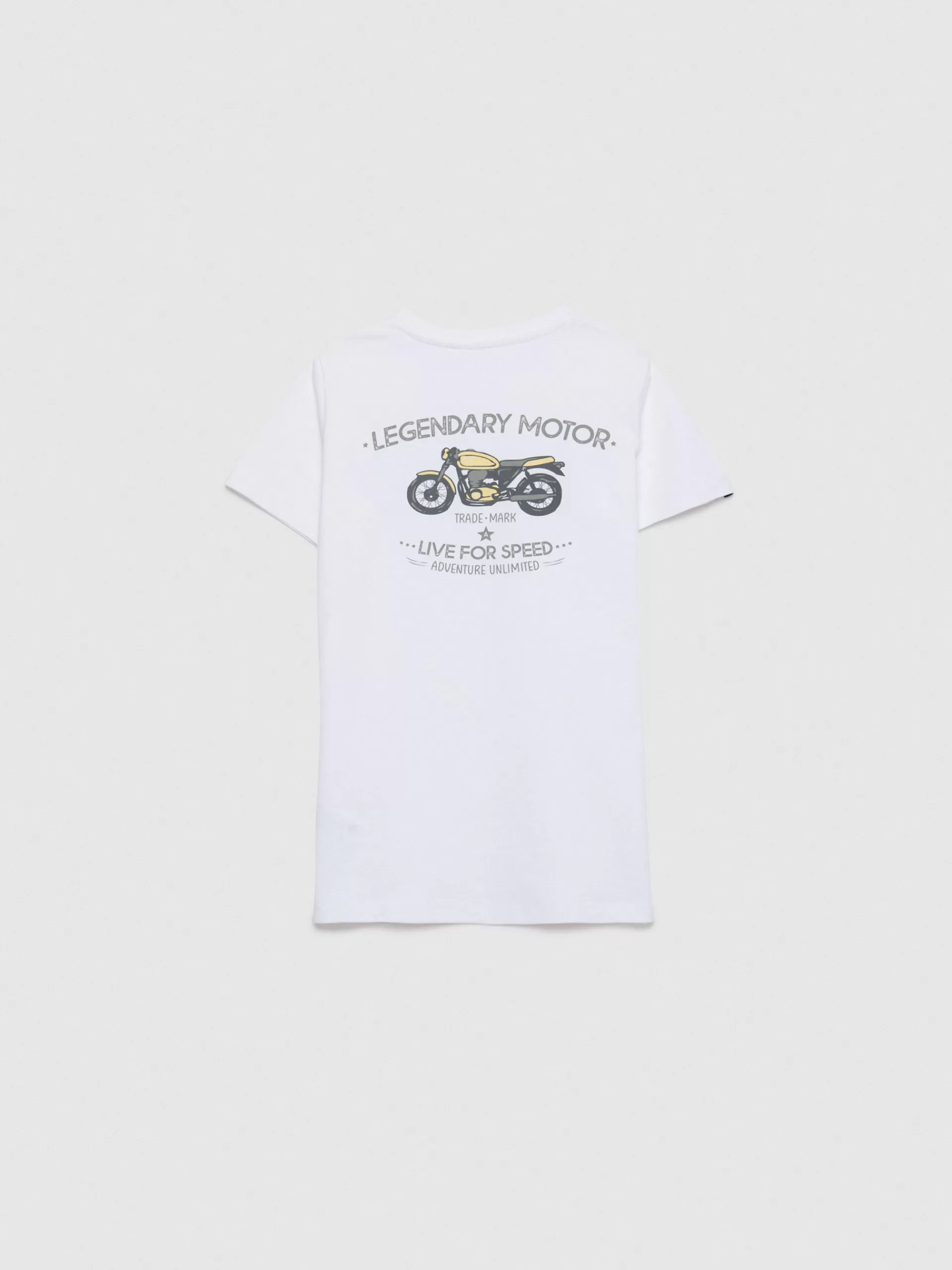 New Alvaro Moreno CAMISETA MOTOR KIDS Blanco