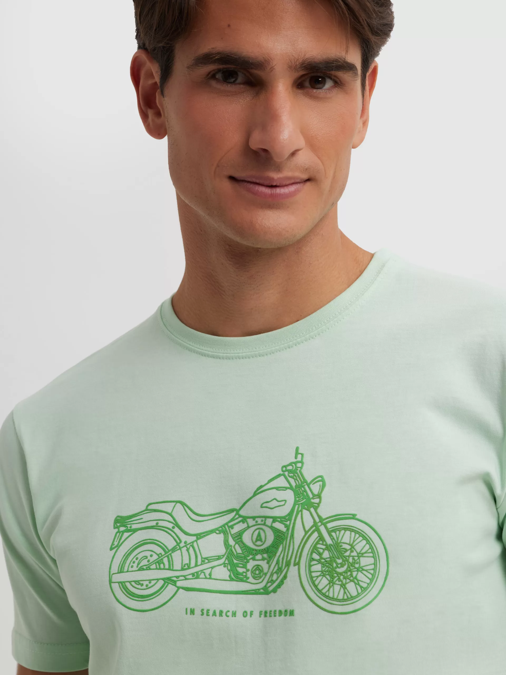 Hot Alvaro Moreno CAMISETA MOTORCYCLE Verde