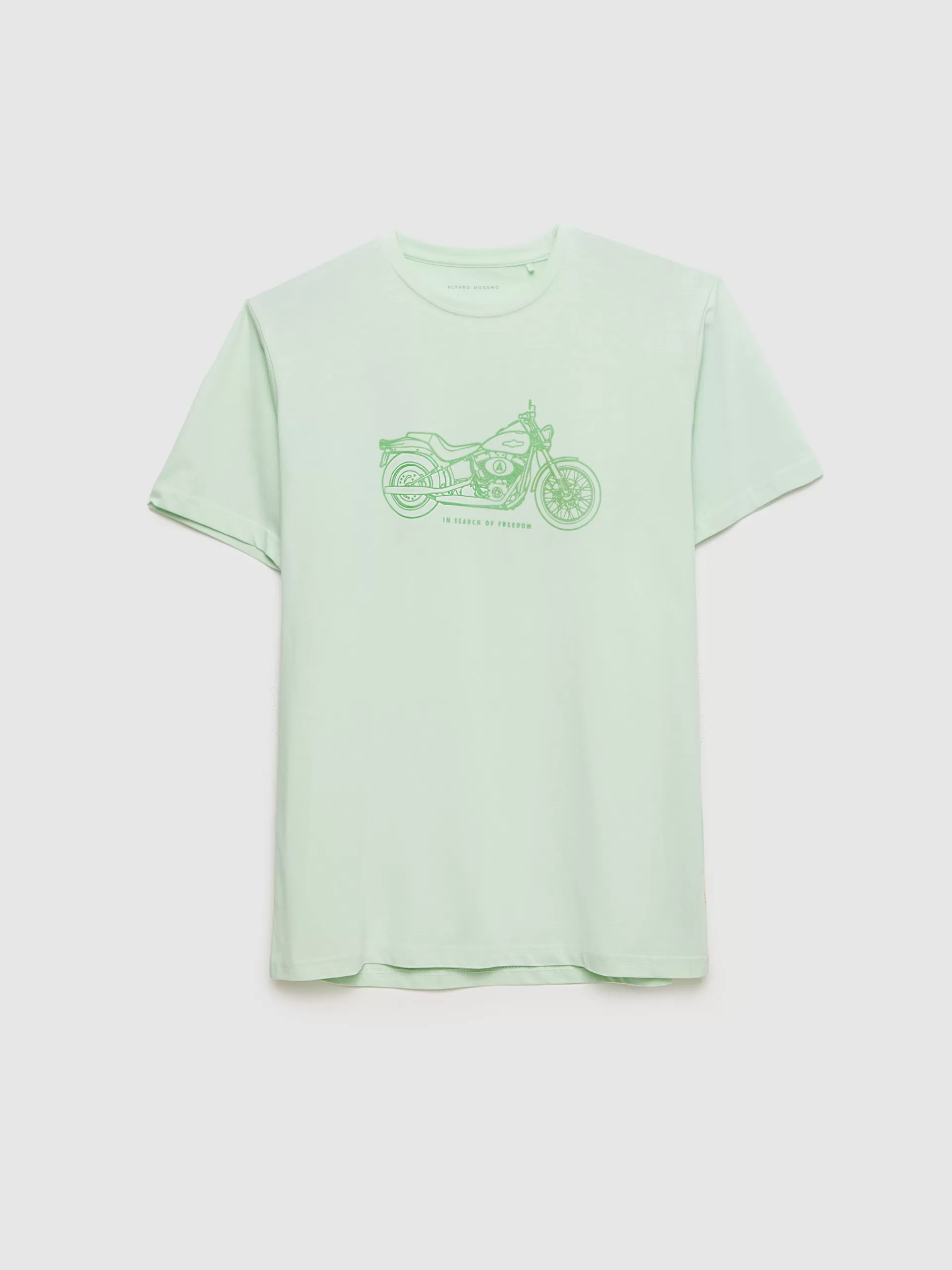 Hot Alvaro Moreno CAMISETA MOTORCYCLE Verde