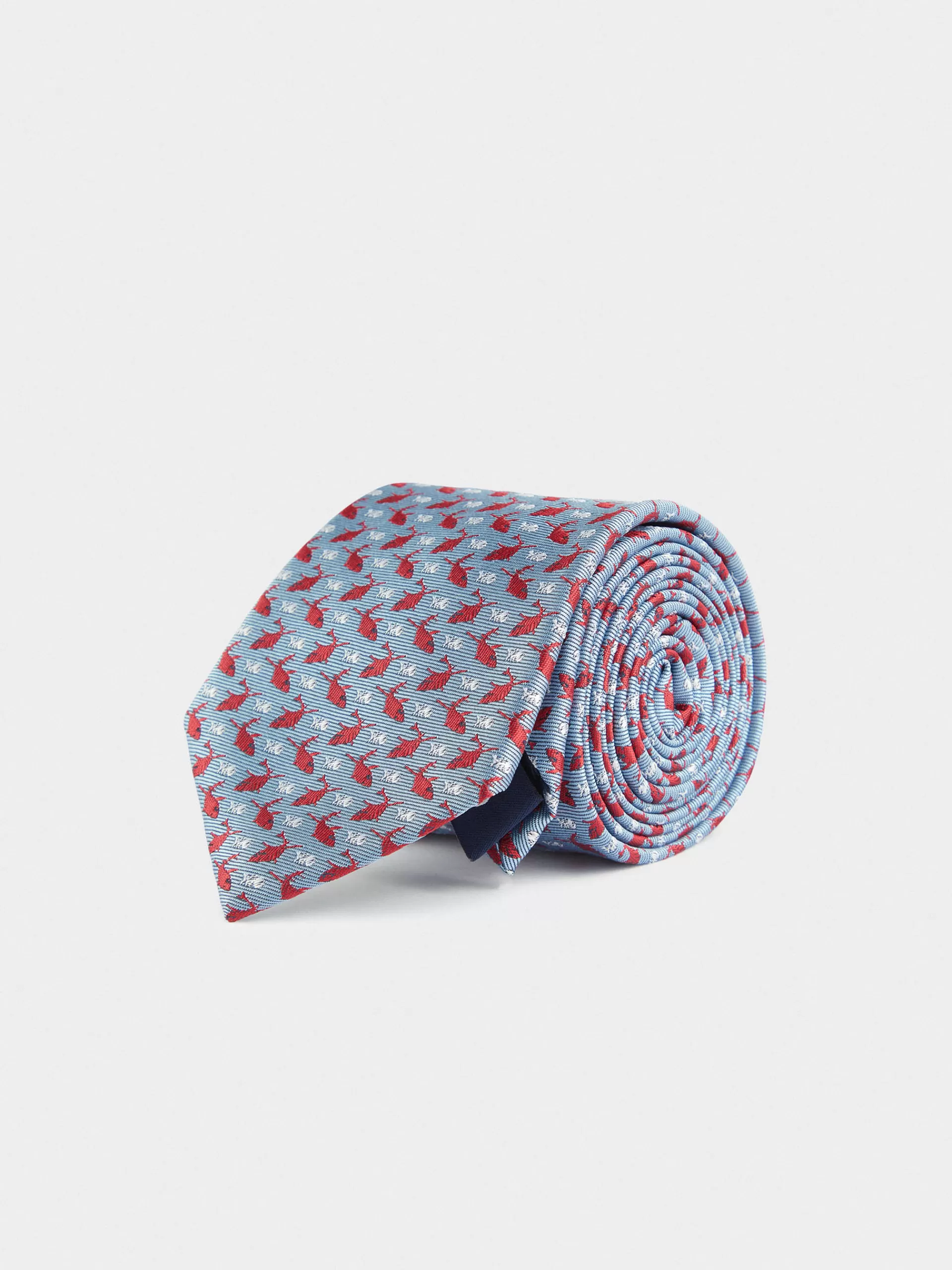 Clearance Alvaro Moreno CORBATA JACQUARD MF Azul