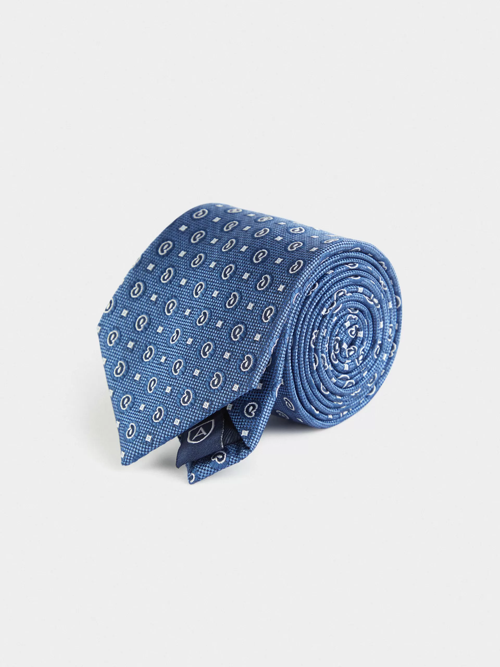 Clearance Alvaro Moreno CORBATA JACQUARD MF Azul