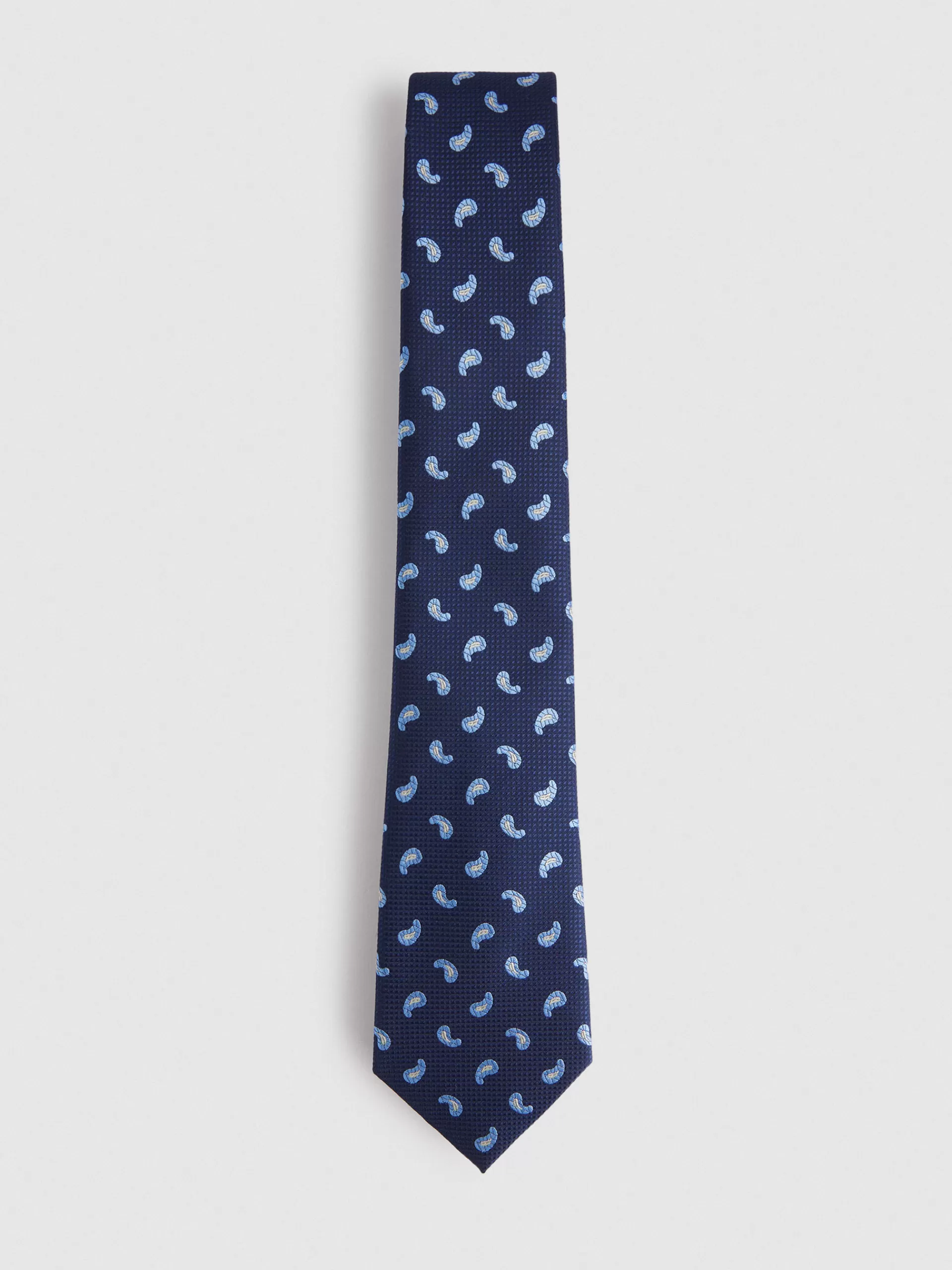 Online Alvaro Moreno CORBATA JACQUARD MF Azul Marino