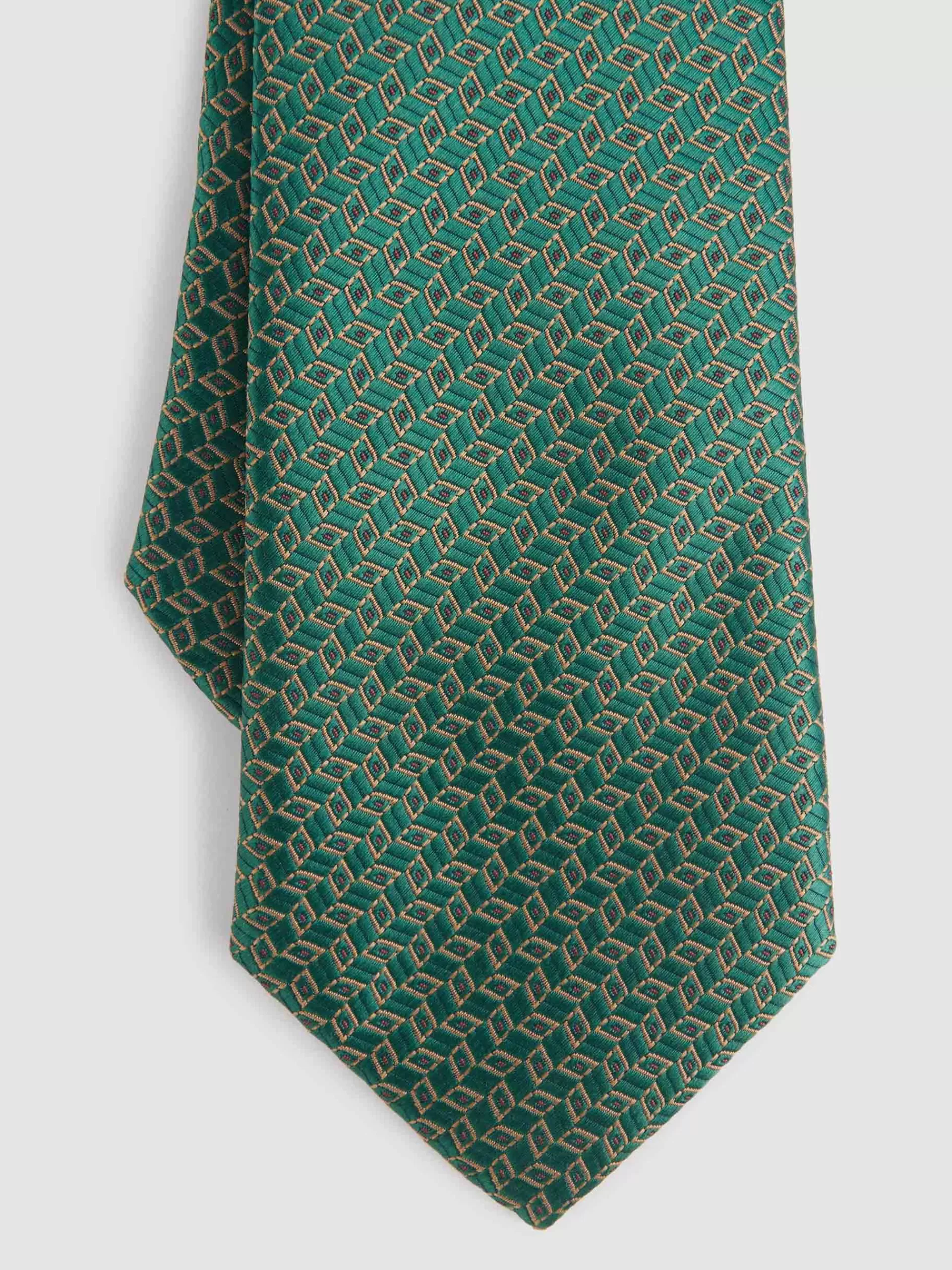 Clearance Alvaro Moreno CORBATA JACQUARD MF Verde