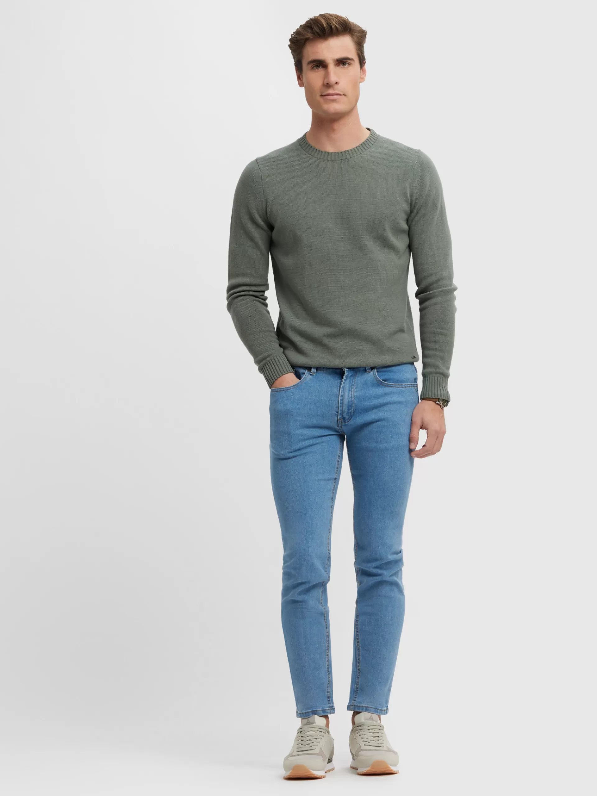 Shop Alvaro Moreno DENIM SKINNY Azul