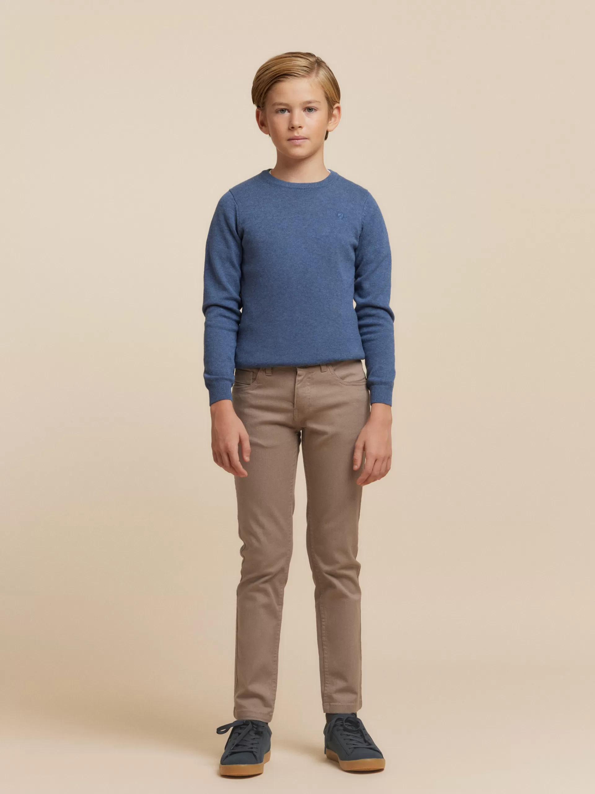 Discount Alvaro Moreno PANTALON 5 POCKETS KIDS Camel