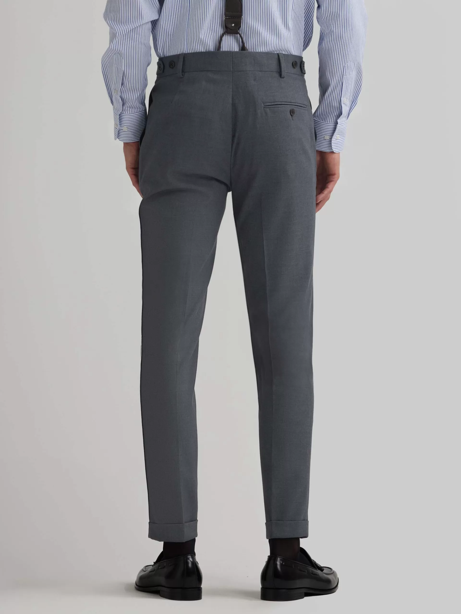 Flash Sale Alvaro Moreno PANTALON CAPO FIL A FIL Gris