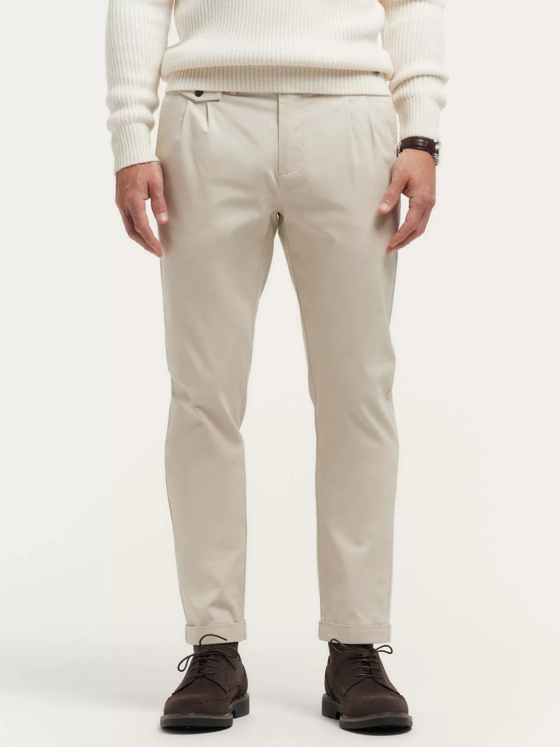 Online Alvaro Moreno PANTALON CARROT Crudo