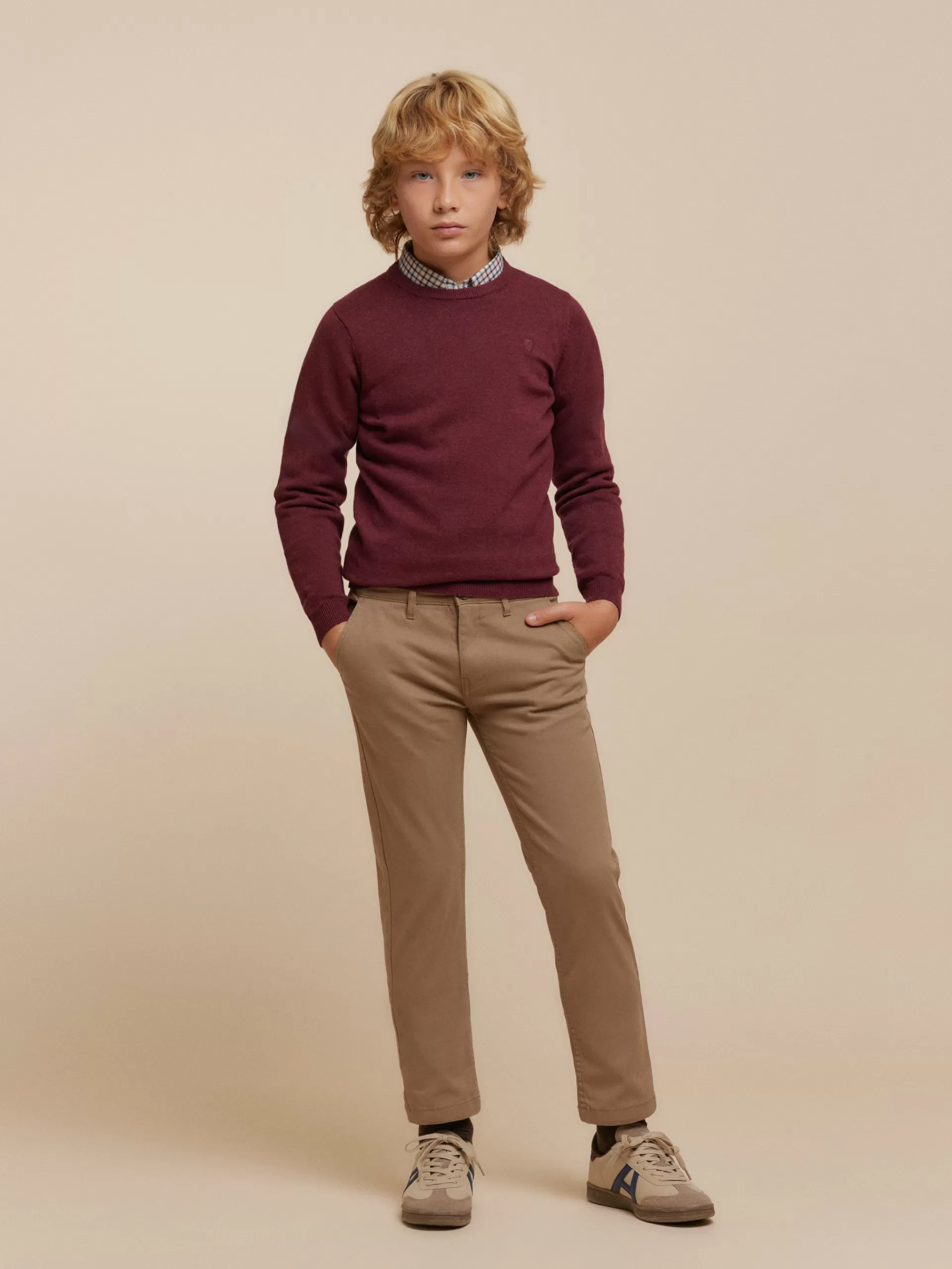 Store Alvaro Moreno PANTALON CHINO KIDS Camel