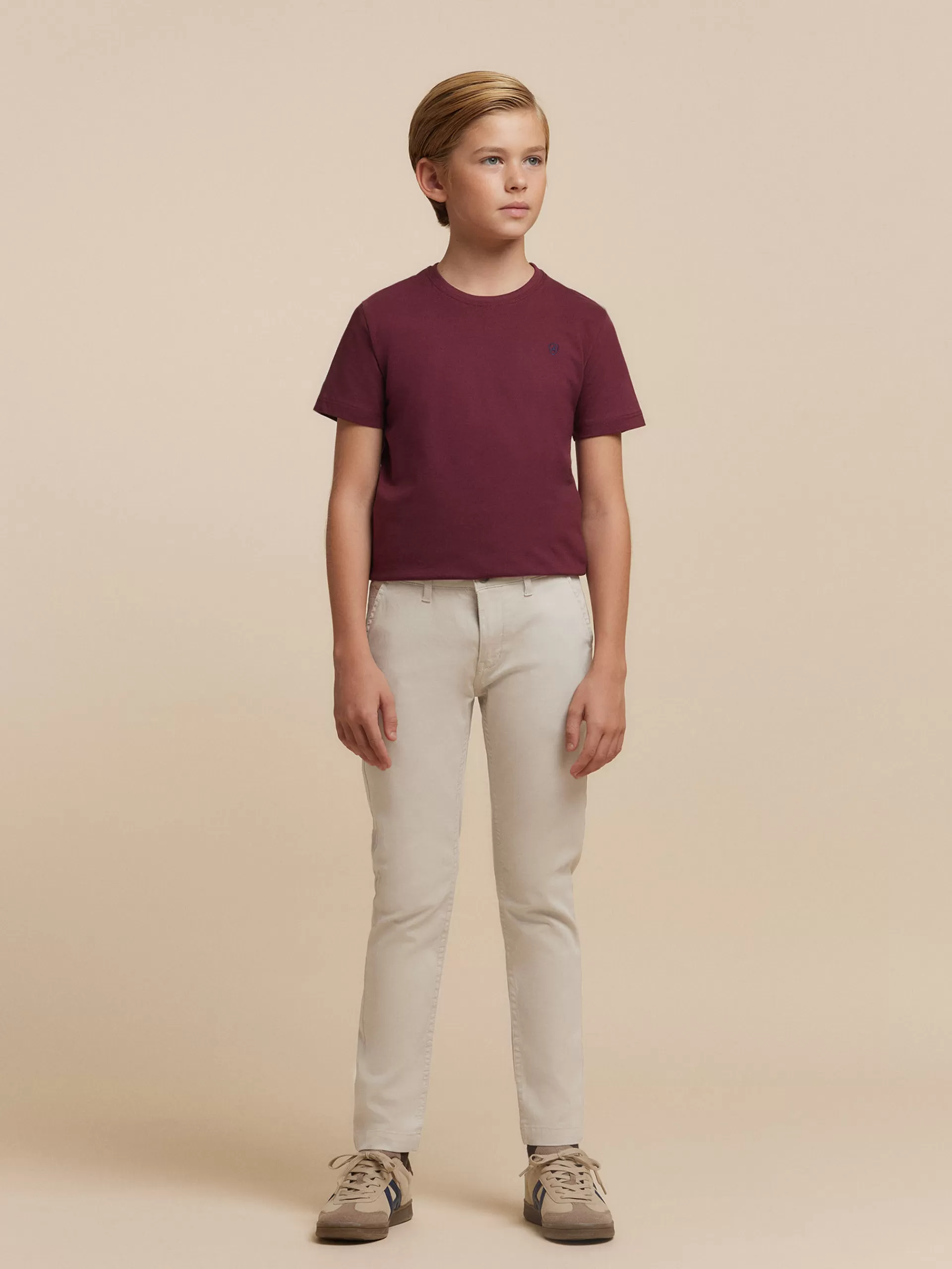 Online Alvaro Moreno PANTALON CHINO KIDS Piedra