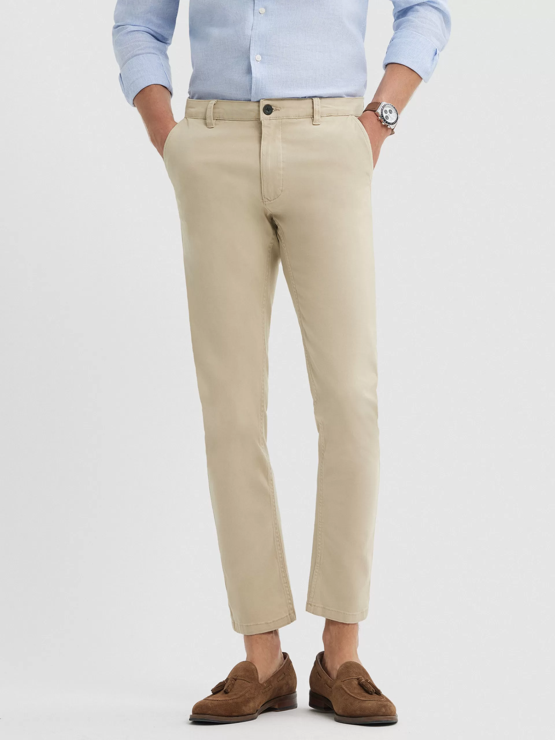 Flash Sale Alvaro Moreno PANTALON CHINO SLIM FIT Beige