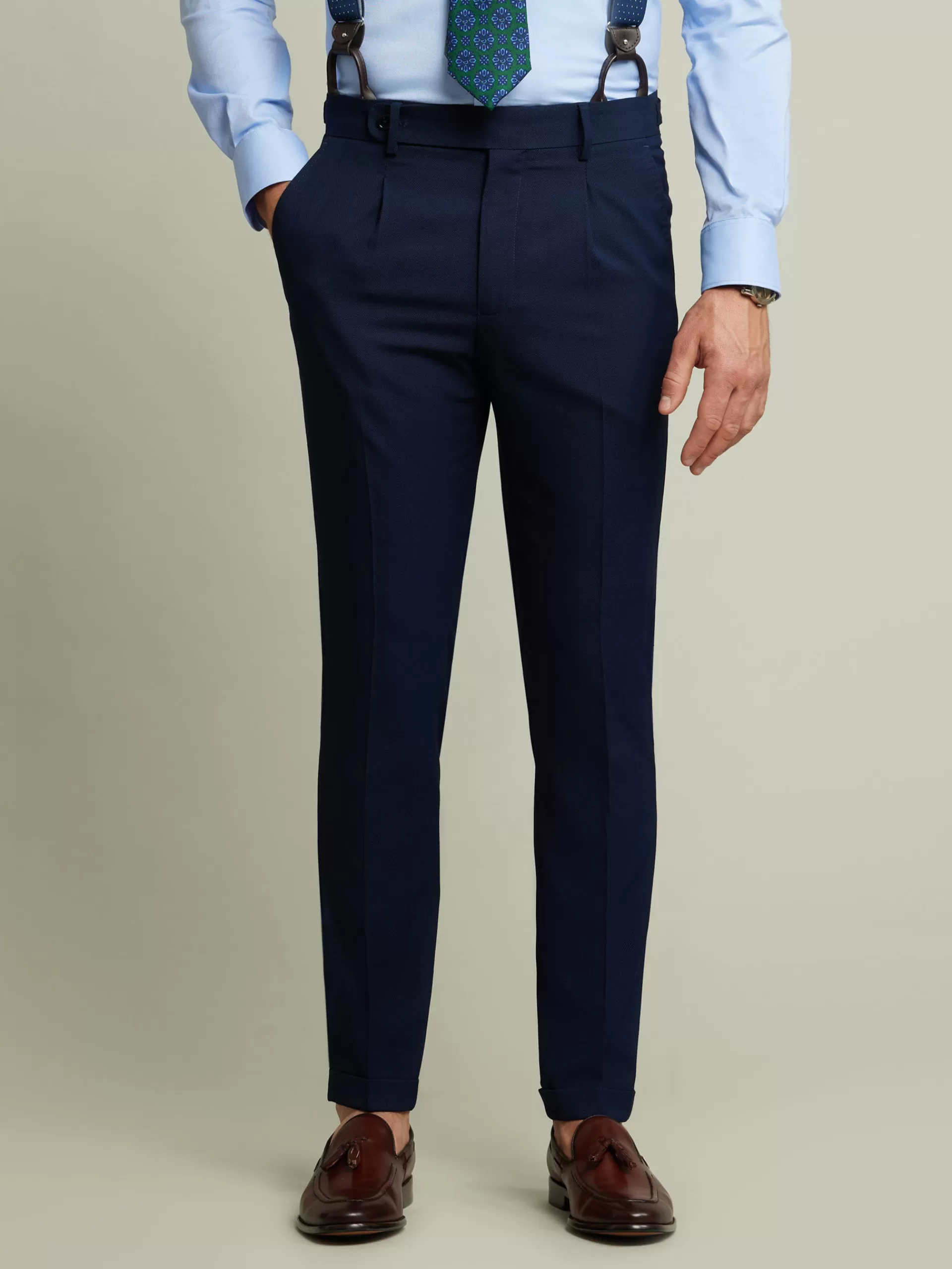 Outlet Alvaro Moreno PANTALON INFLUENCER Azul Marino