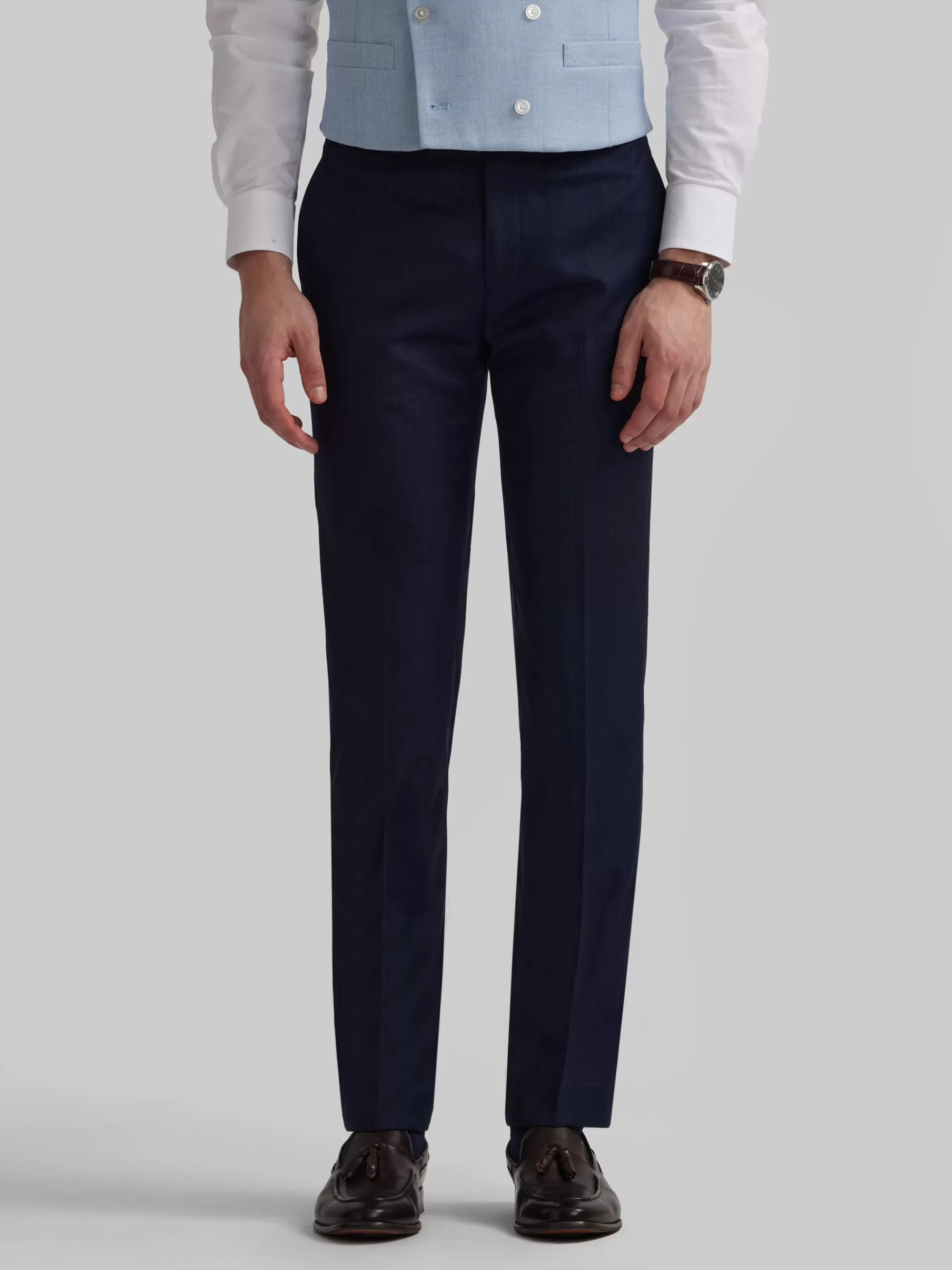 Discount Alvaro Moreno PANTALON MILANO GALES Azul Marino