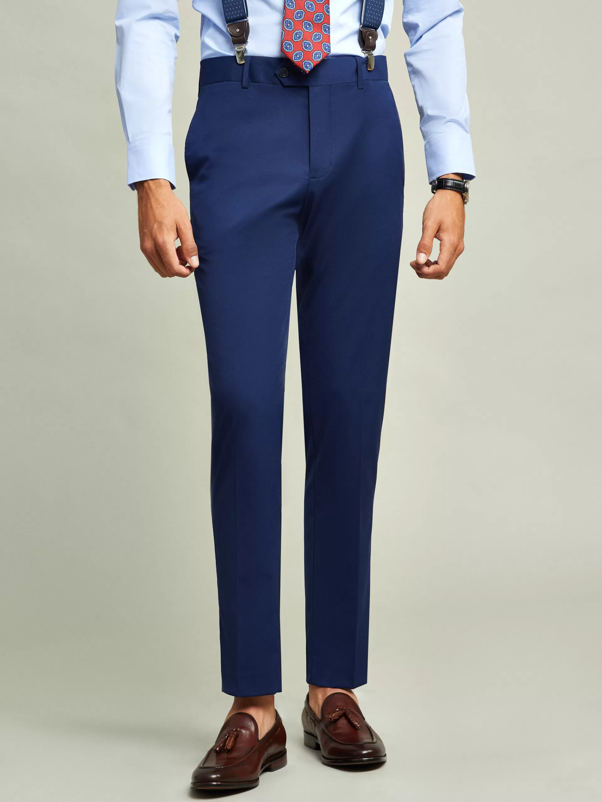 Best Sale Alvaro Moreno PANTALON PLAIN SLIM Azul