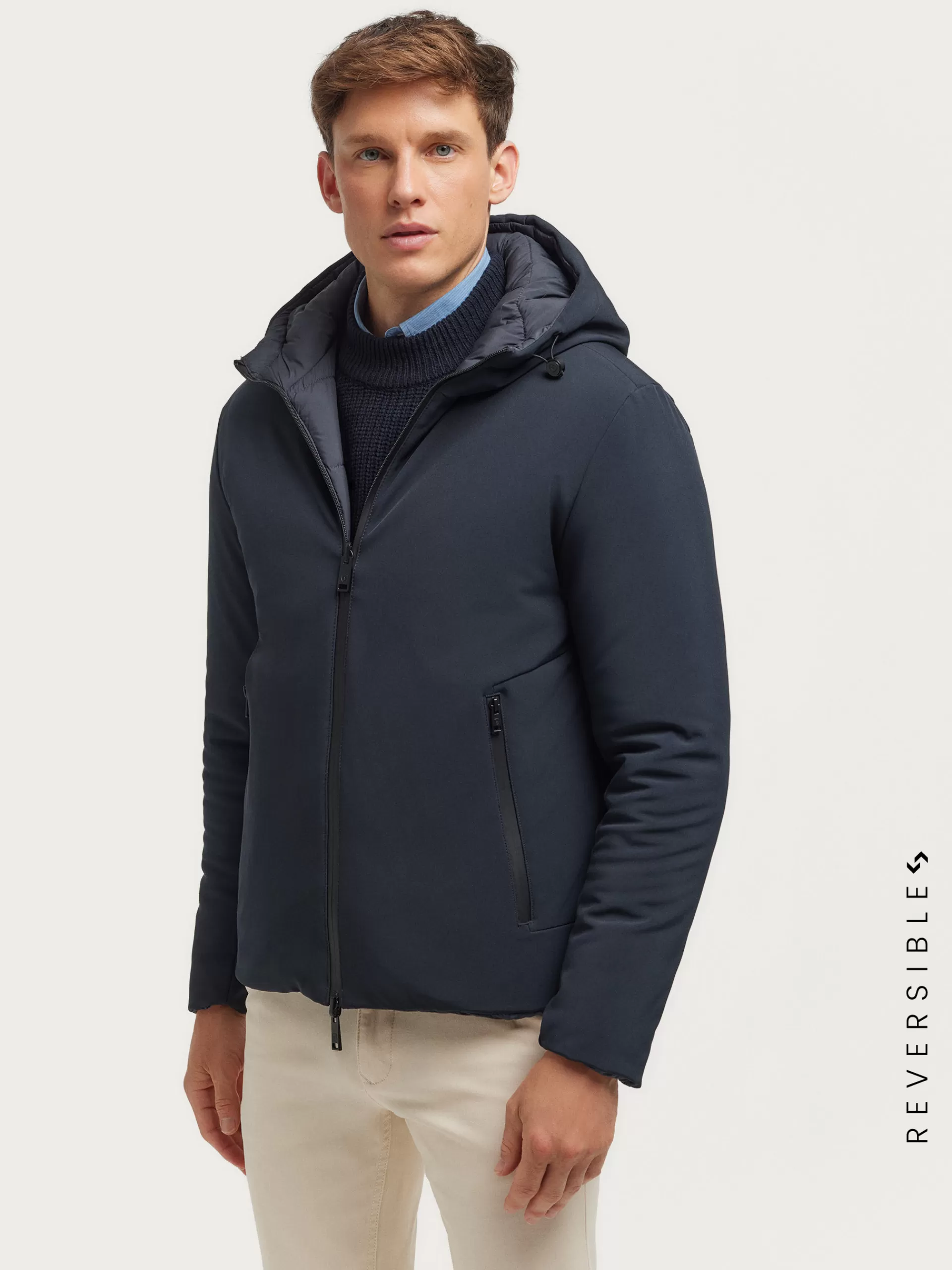 Shop Alvaro Moreno PARKA LEMANS Azul Marino