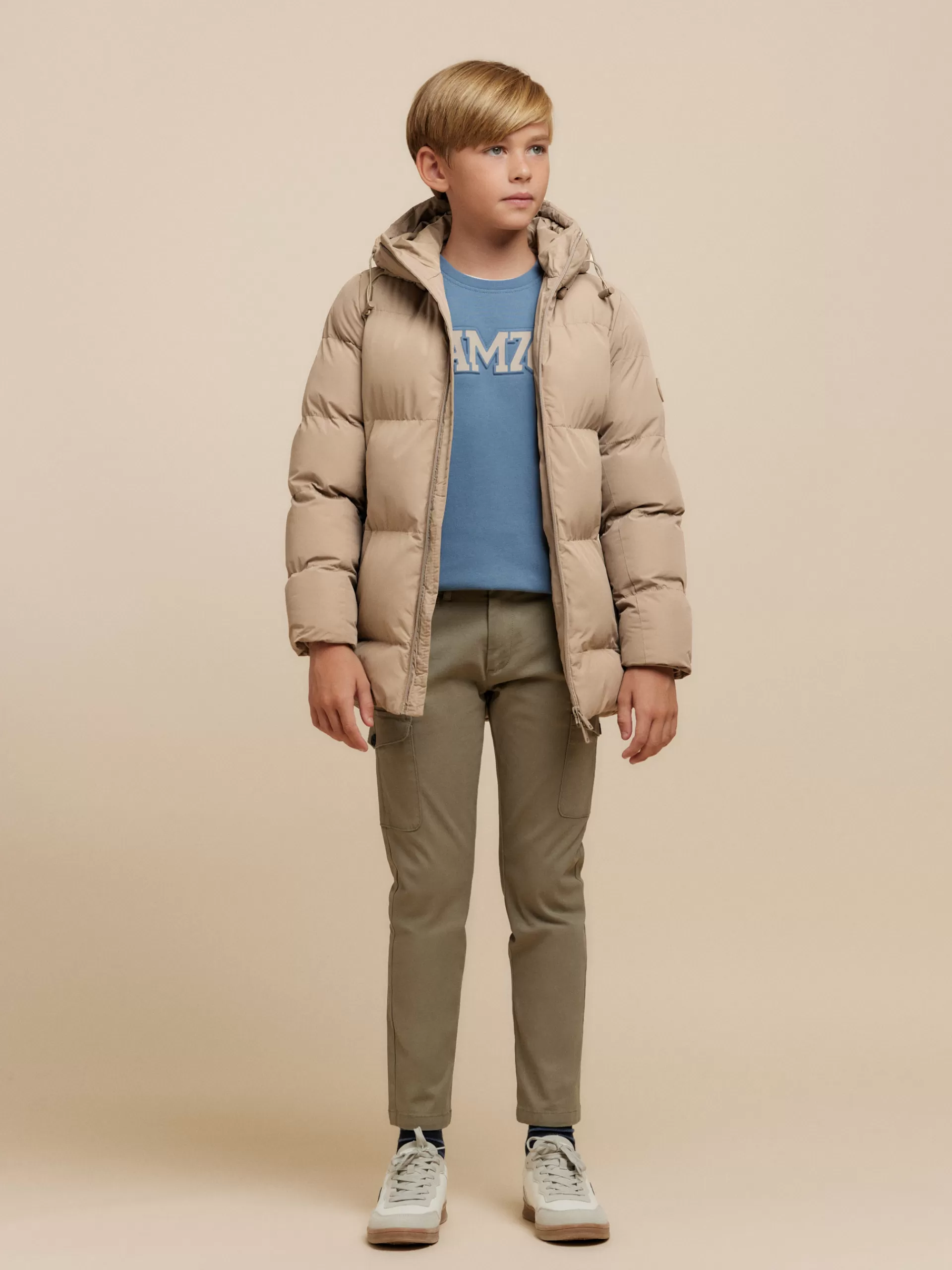 Hot Alvaro Moreno PARKA SKYWEAR KIDS Camel