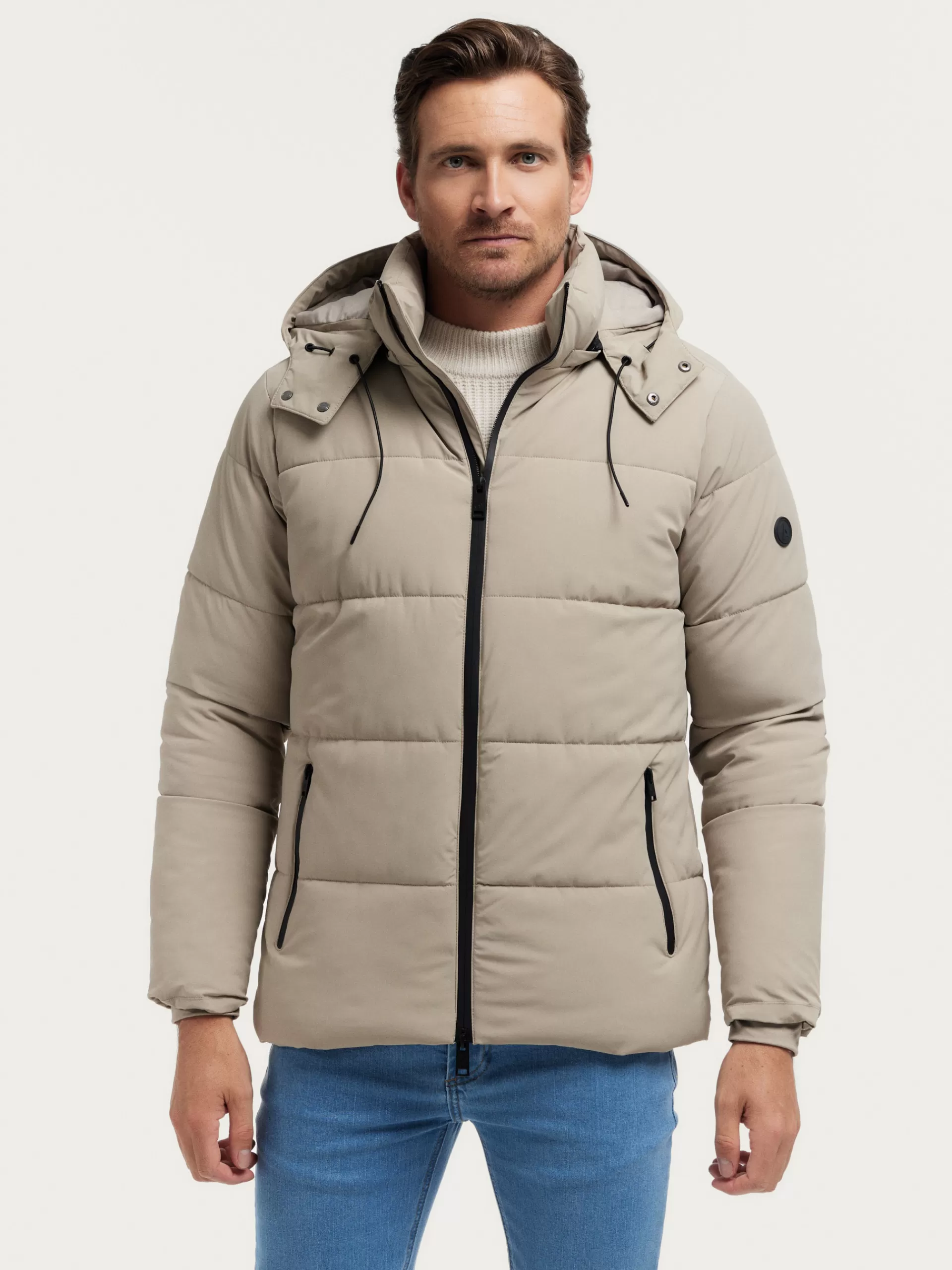 Shop Alvaro Moreno PARKA ZOE Beige