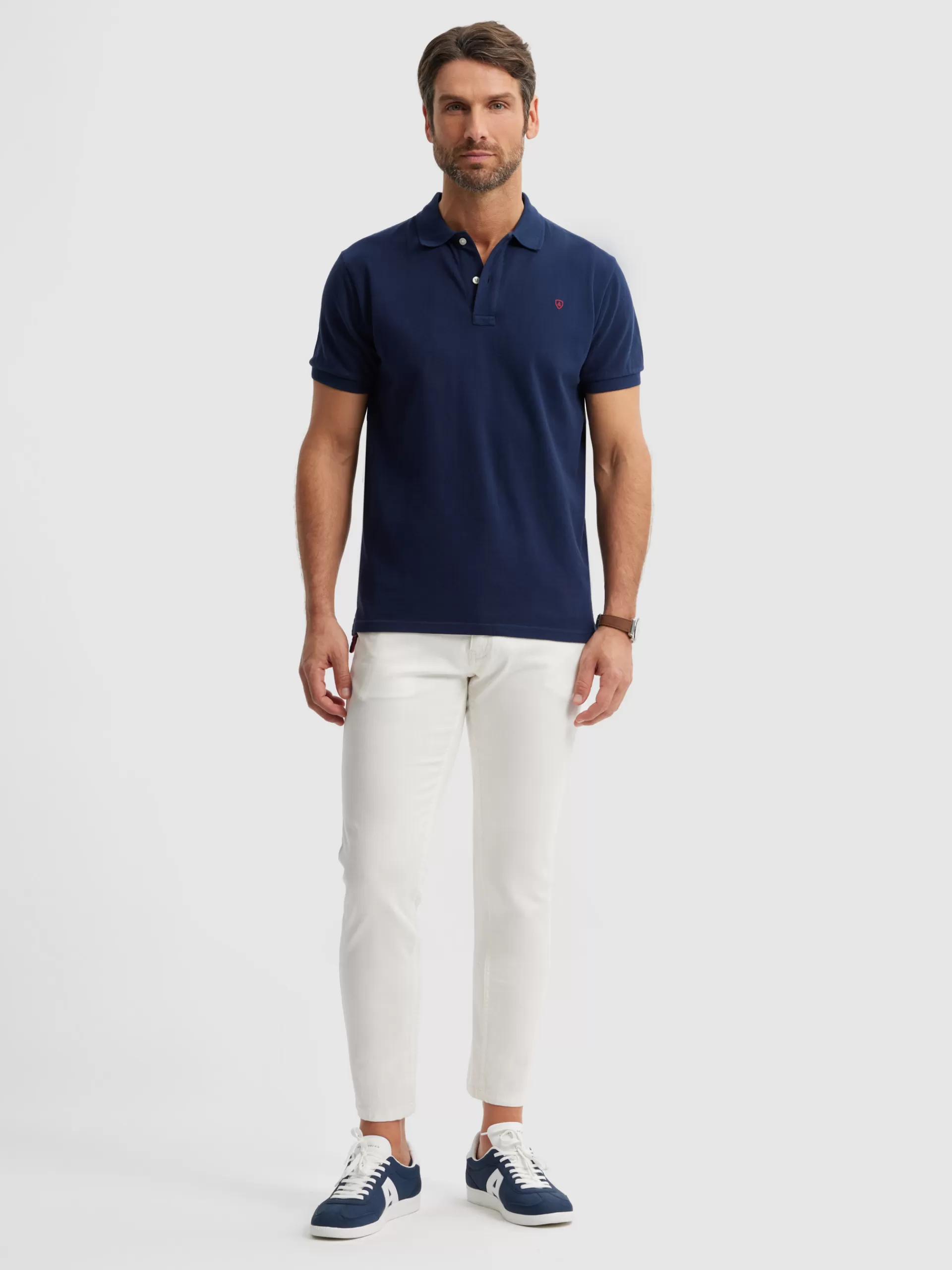 Online Alvaro Moreno POLO BASIC Azul Marino