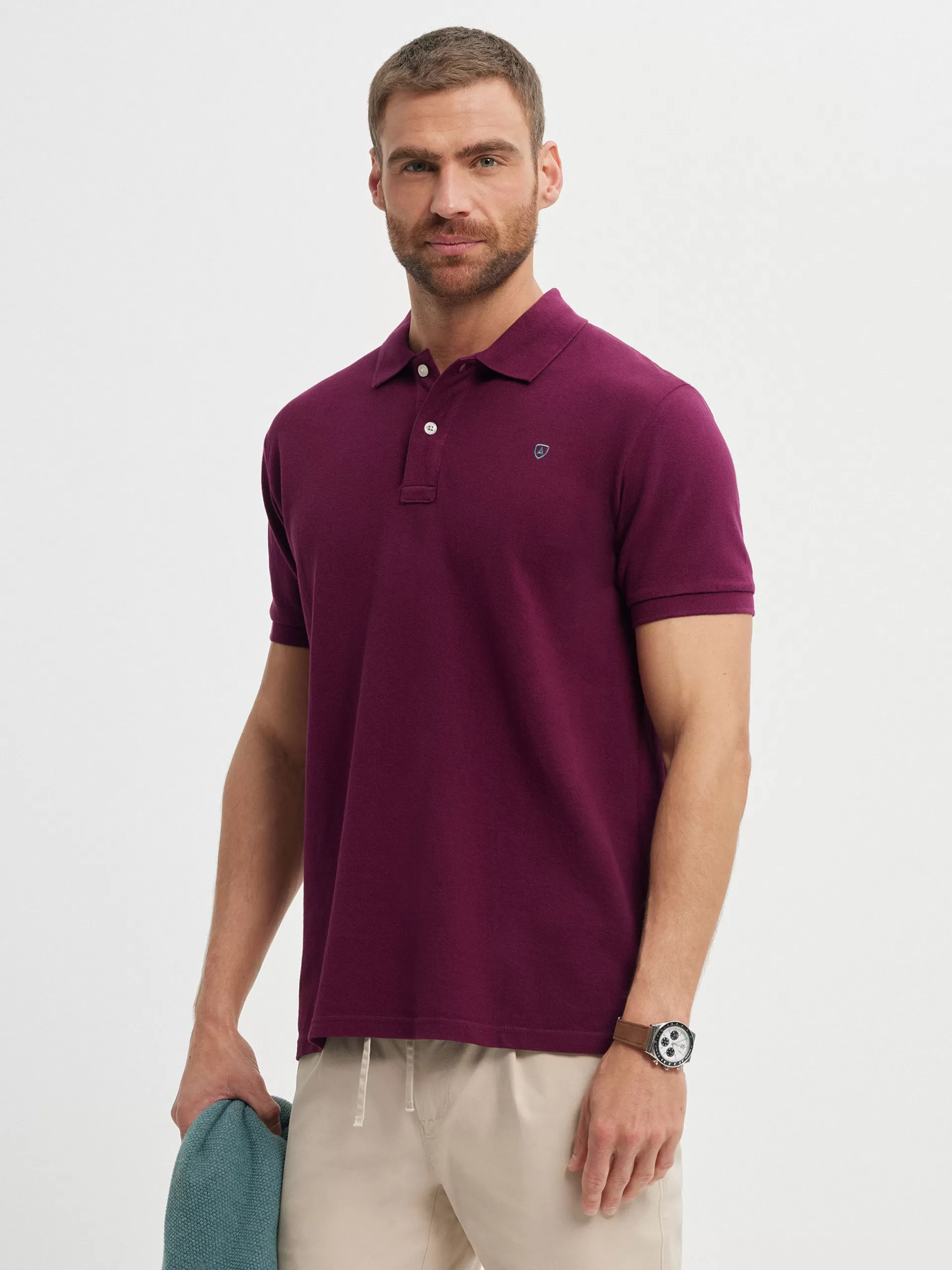 Cheap Alvaro Moreno POLO BASIC Burdeos