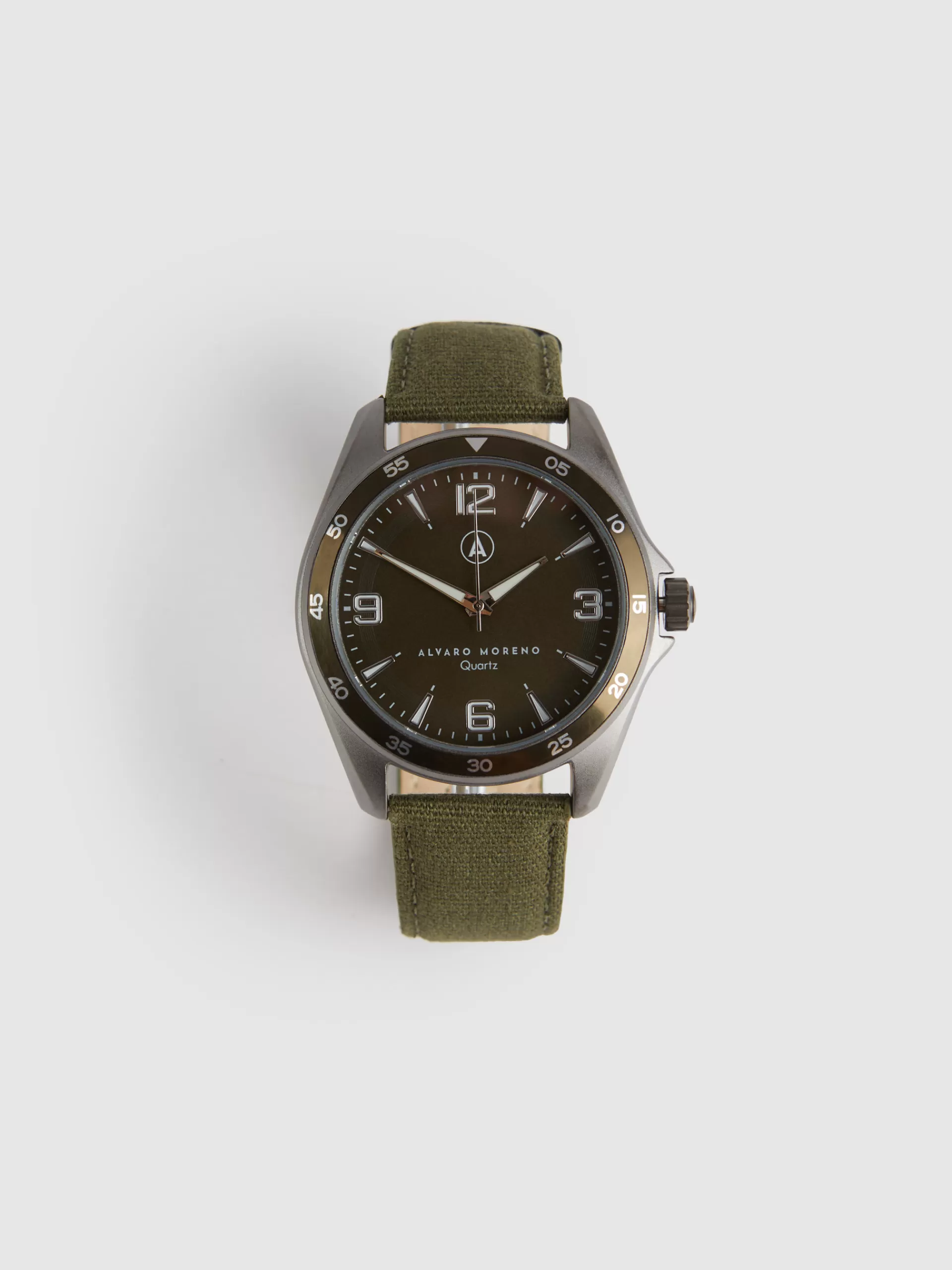 Hot Alvaro Moreno RELOJ CANVAS QUARTZ Verde