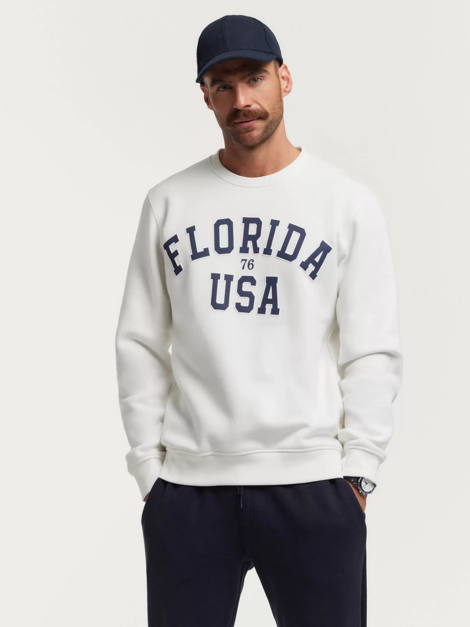 Cheap Alvaro Moreno SUDADERA FLORIDA Blanco