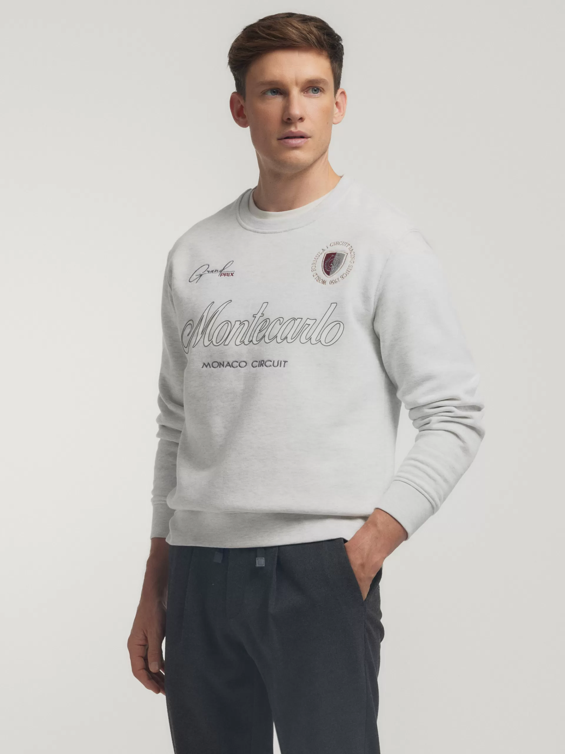 Shop Alvaro Moreno SUDADERA MONTECARLO Gris