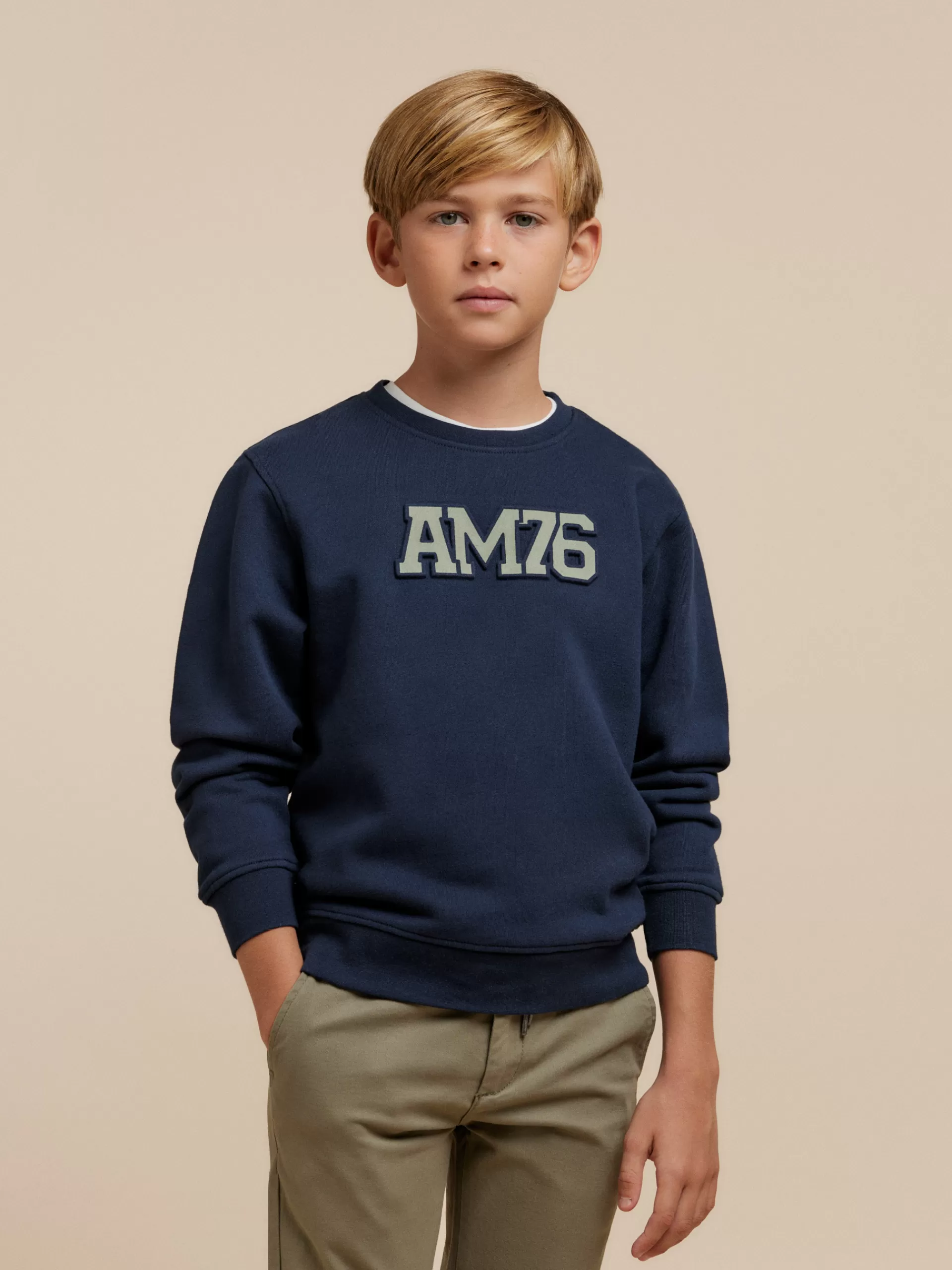 Store Alvaro Moreno SUDADERA OFFICIAL KIDS Azul Marino