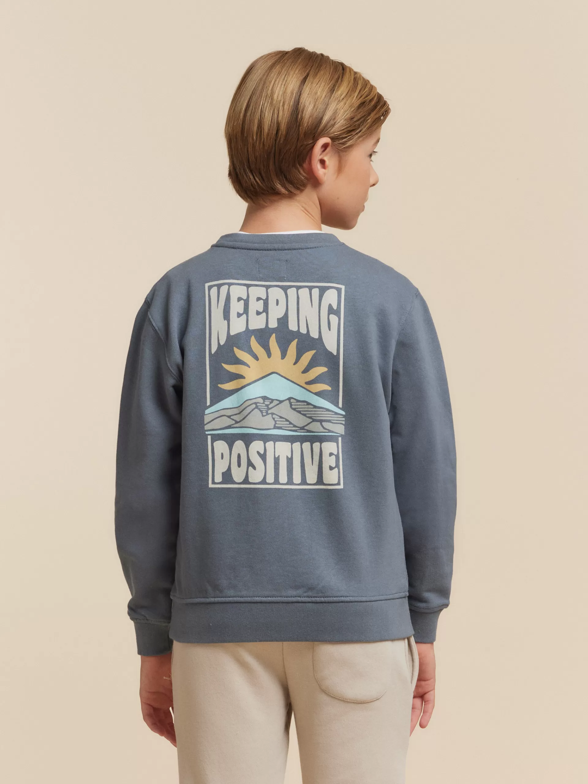 Sale Alvaro Moreno SUDADERA POSITIVE KIDS Azul