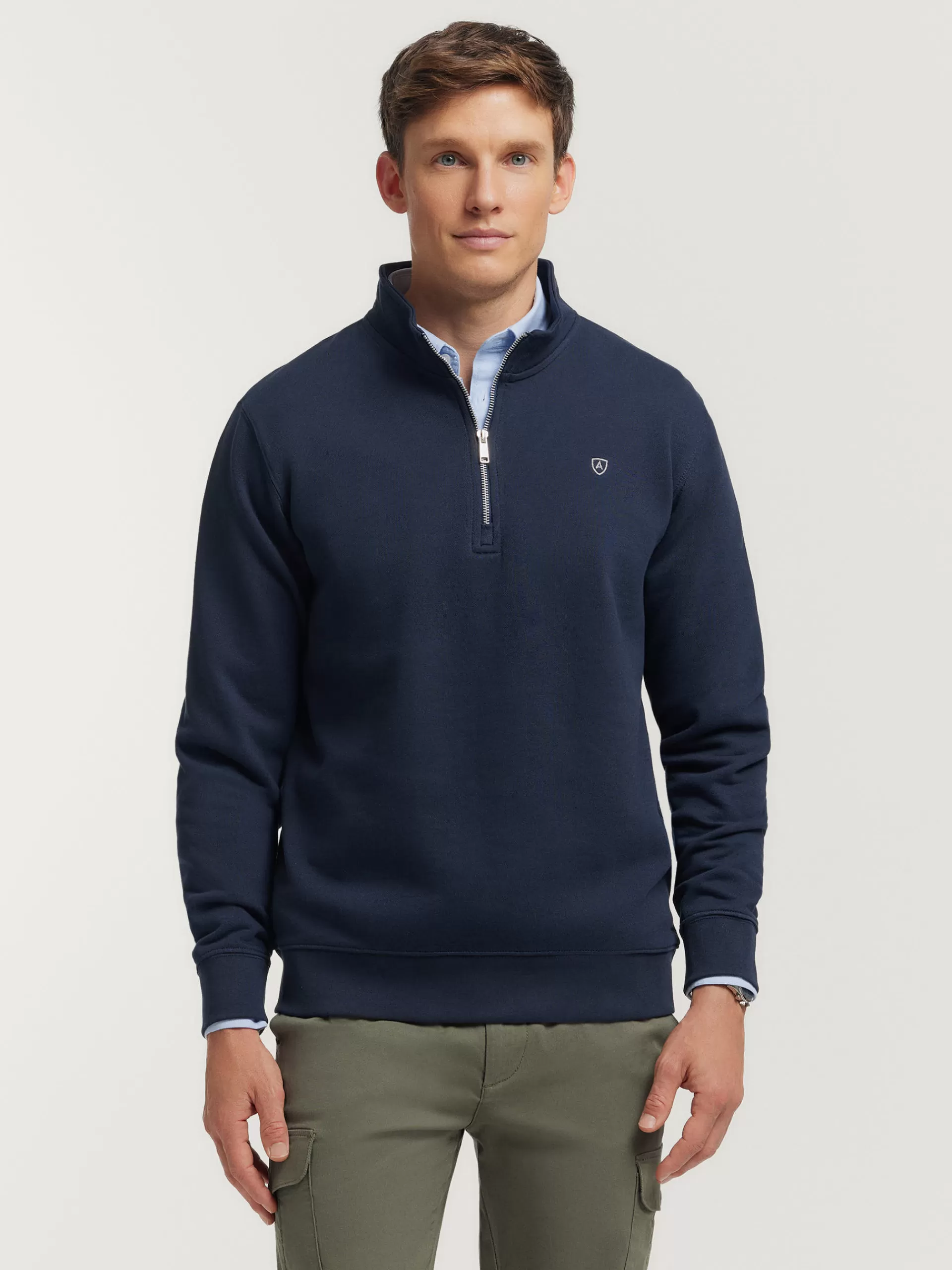 Shop Alvaro Moreno SUDADERA SINGLE Azul Marino